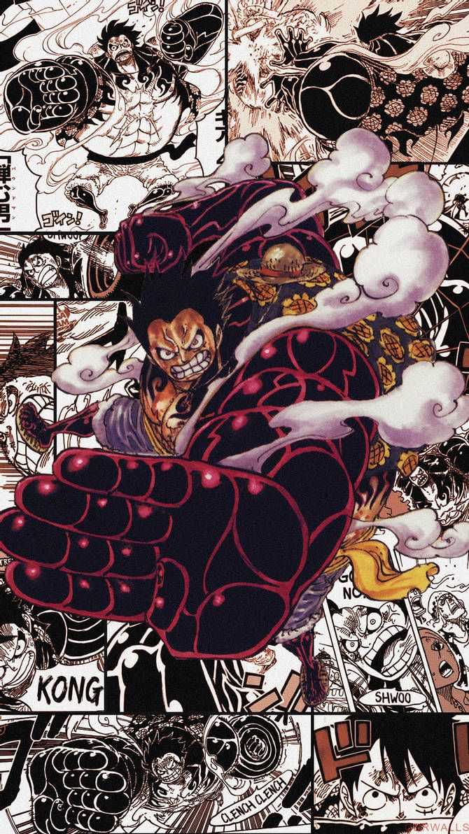 Phone Luffy Gear 5 Wallpaper