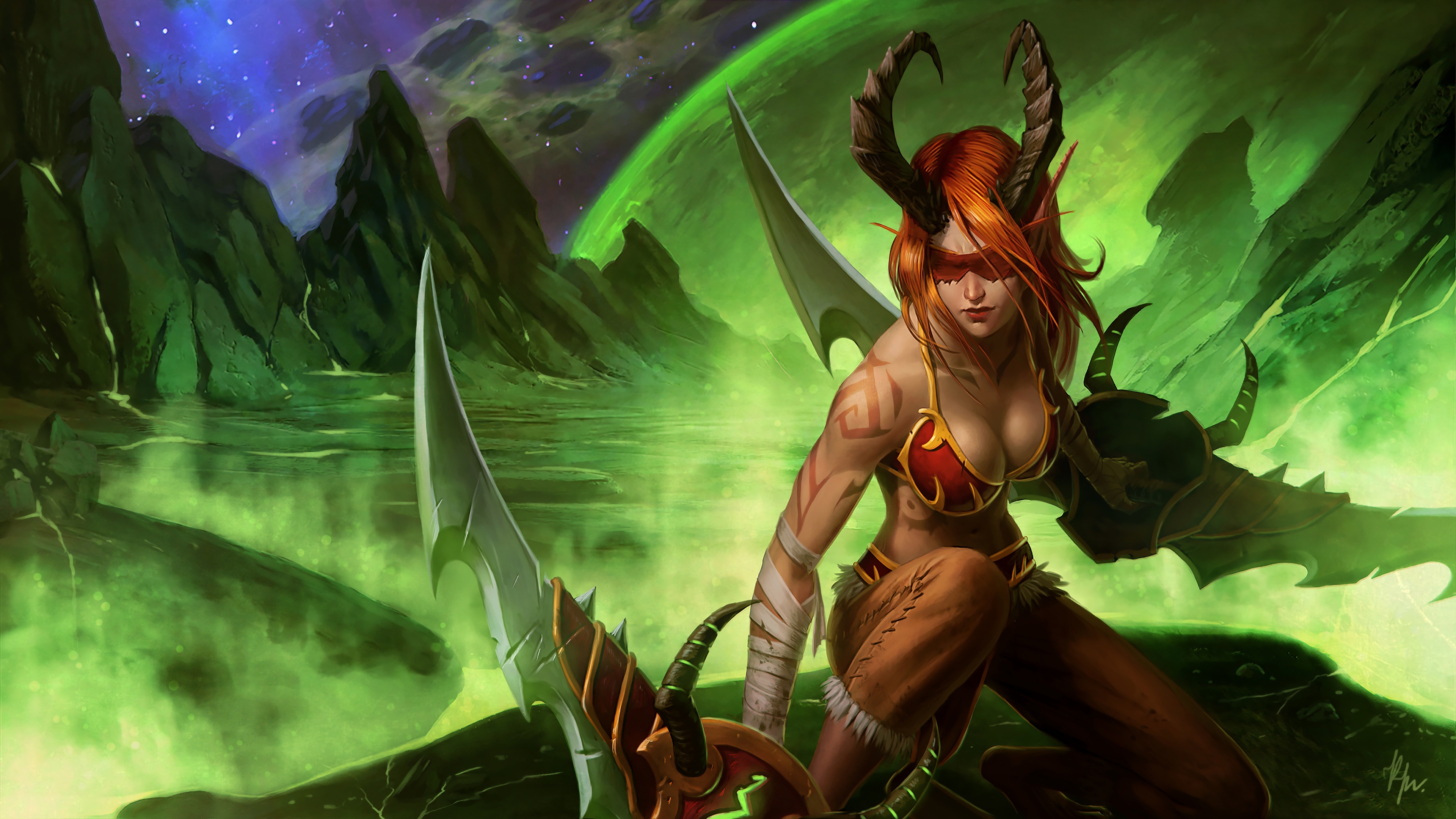 Demon Hunter World of Warcraft 4K