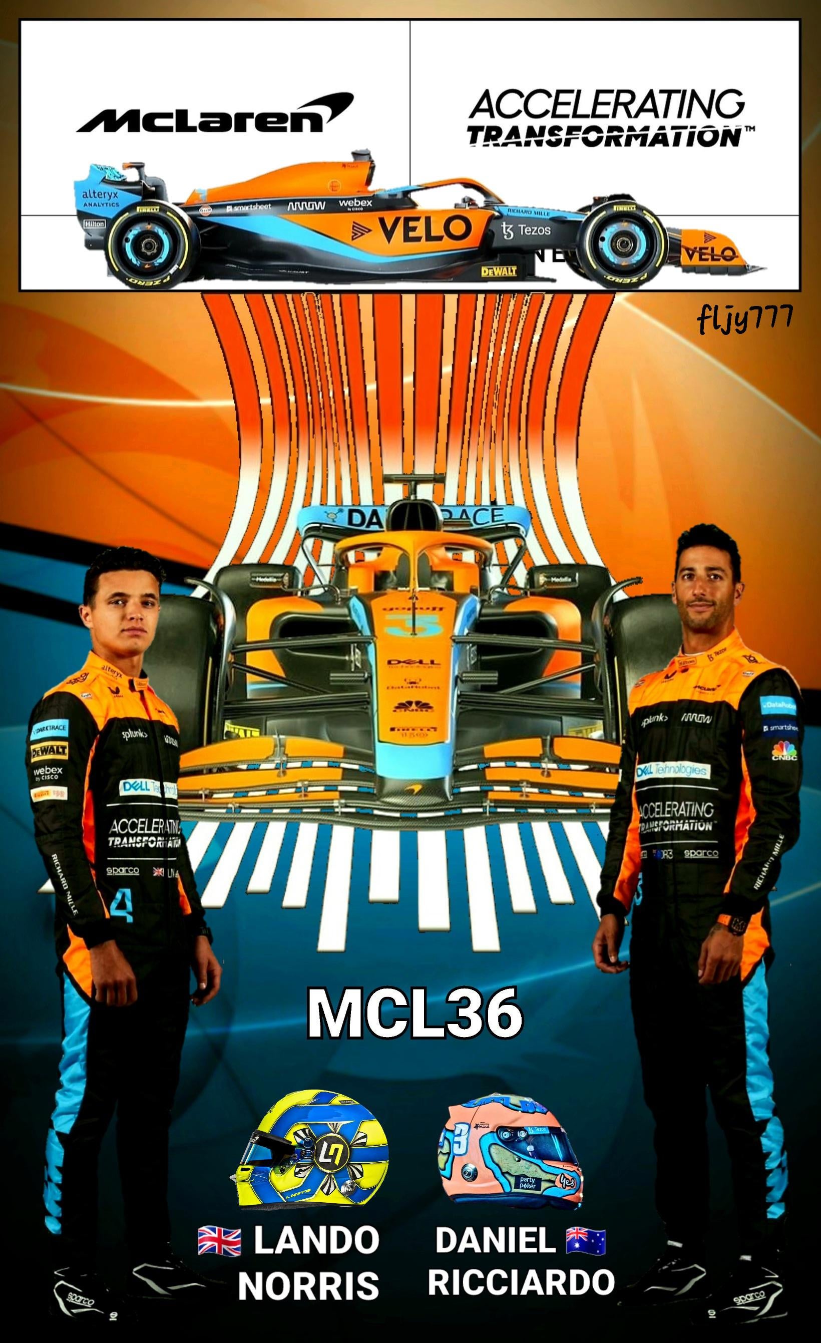 2022 Mclaren F1 Team MCL36