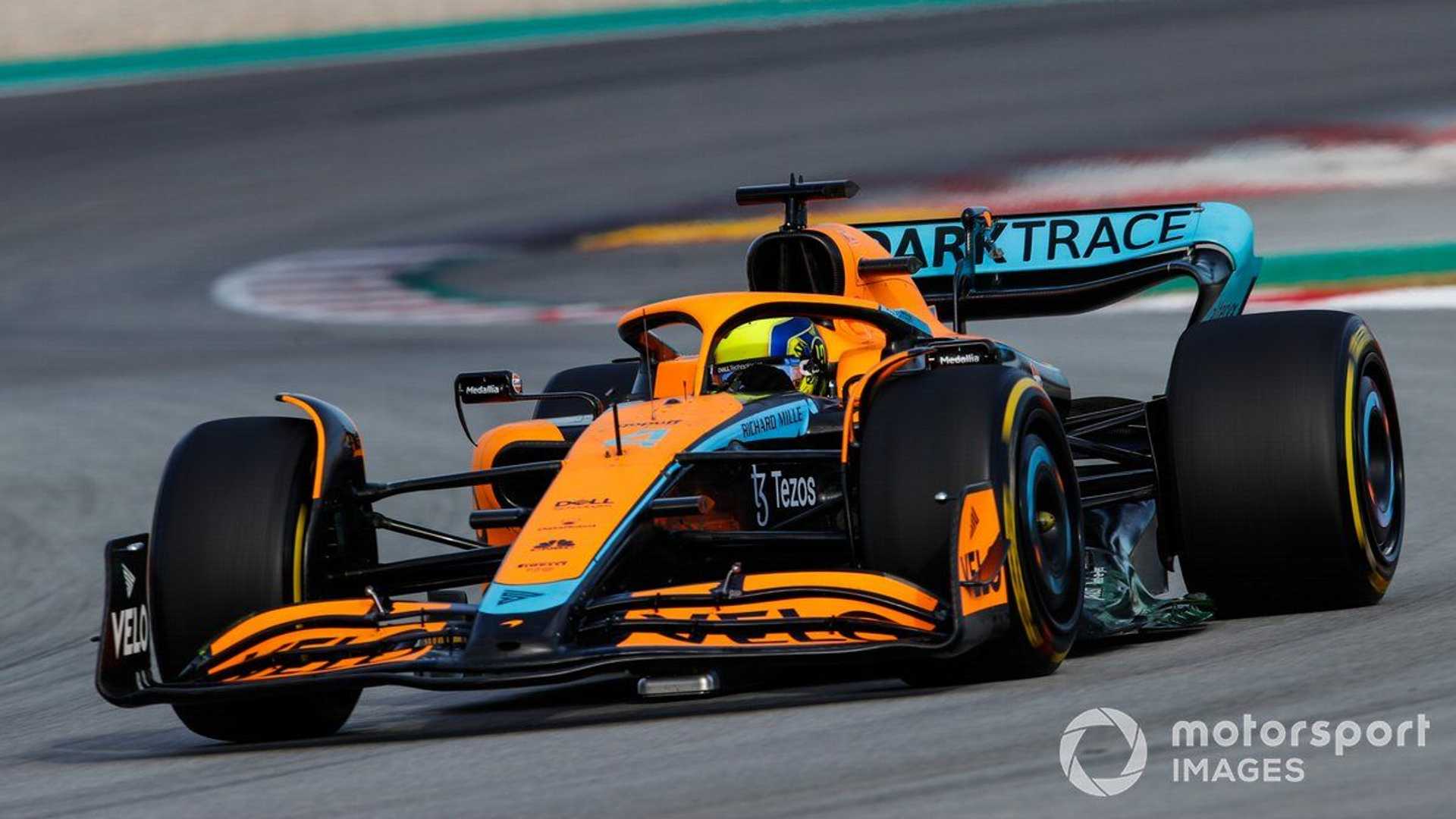 2022 F1 Barcelona test: Norris puts McLaren on top on first day