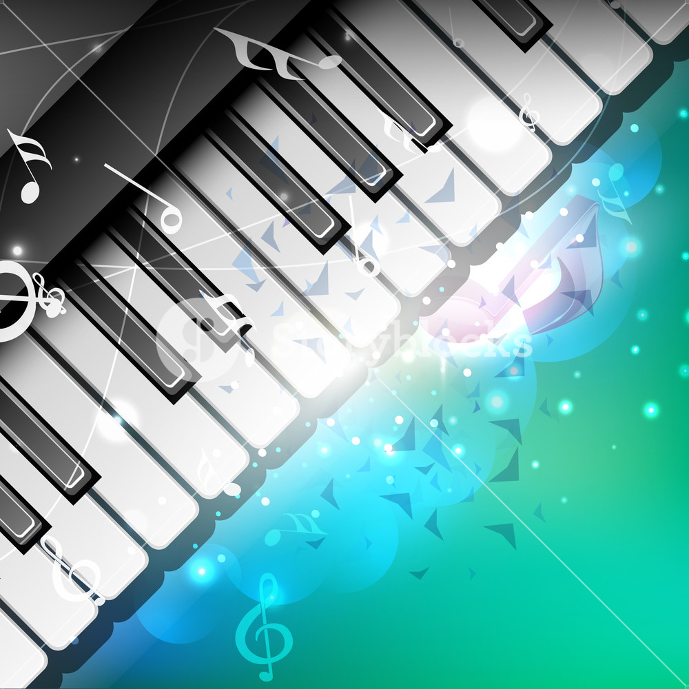 Free download Music Notes On Creative Background With Piano Keys Royalty [1000x1000] for your Desktop, Mobile & Tablet. Explore Background Piano. Piano Wallpaper, Piano Wallpaper, Background Piano