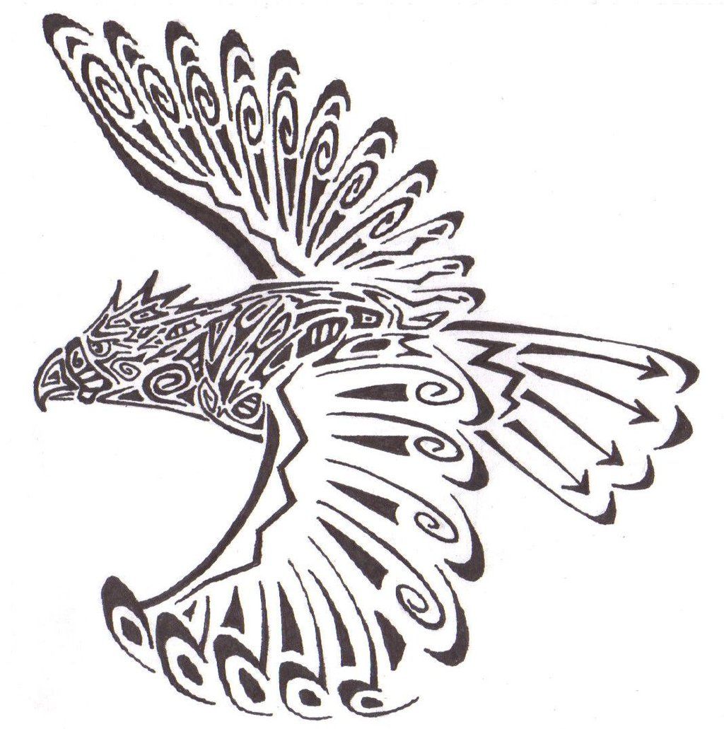800 Tribal Hawk Tattoo Illustrations RoyaltyFree Vector Graphics  Clip  Art  iStock