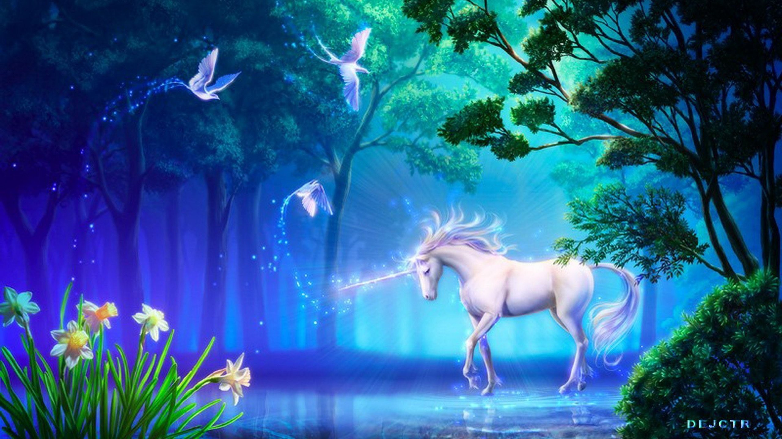 Unicorniofull Hd, ave, Free Artworks, Full HD Wallpaper