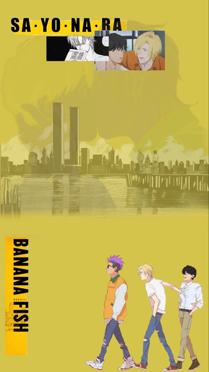 banana fish wallpaper. Personagens de anime, Filmes de anime, Anime