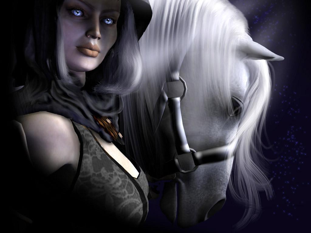 Pegasus & Unicorn Animals Wallpaper