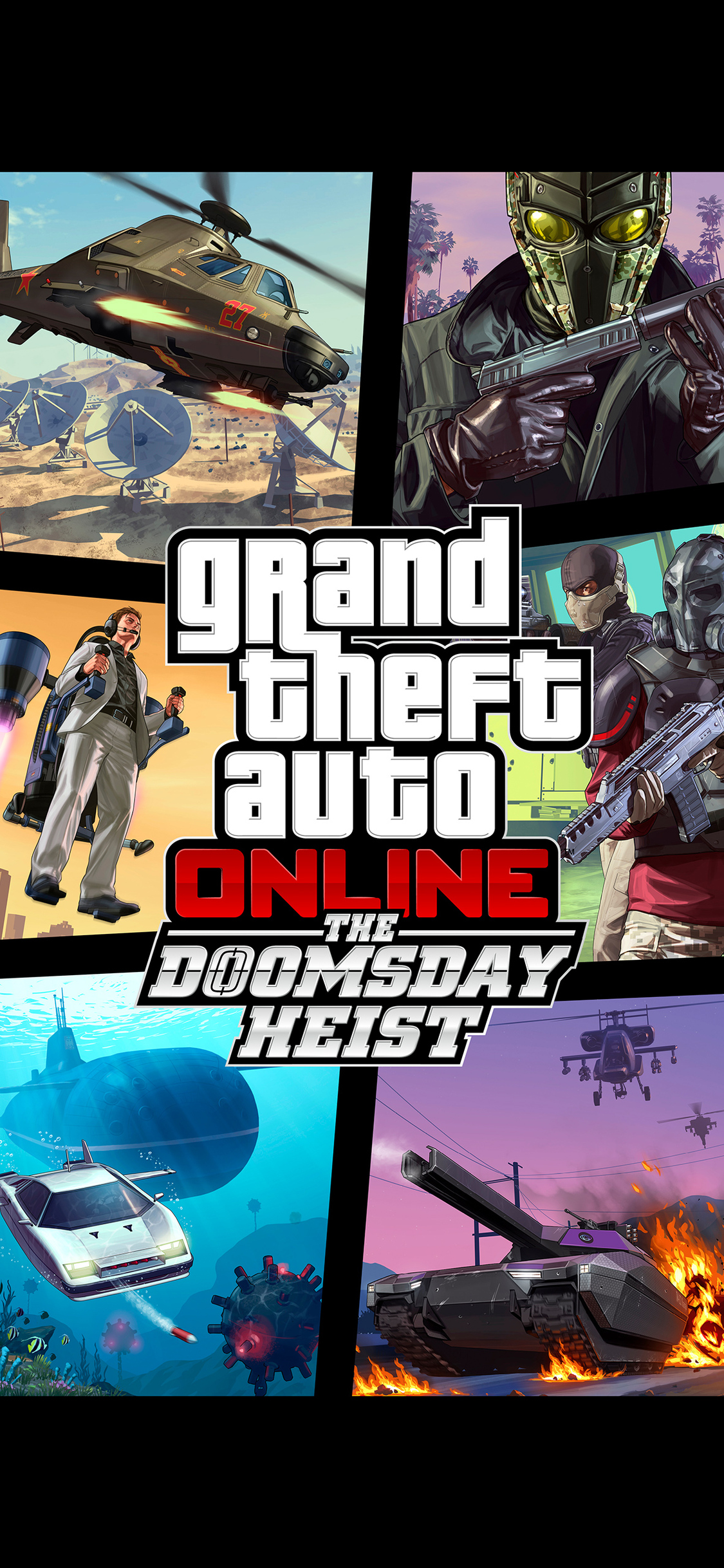 The Doomsday Heist Grand Theft Auto Online iPhone XS, iPhone 10, iPhone X HD 4k Wallpaper, Image, Background, Photo and Picture