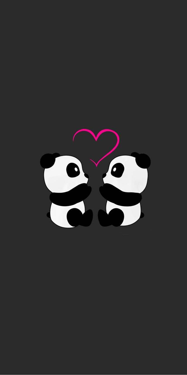 Panda Couple Wallpapers - Wallpaper Cave