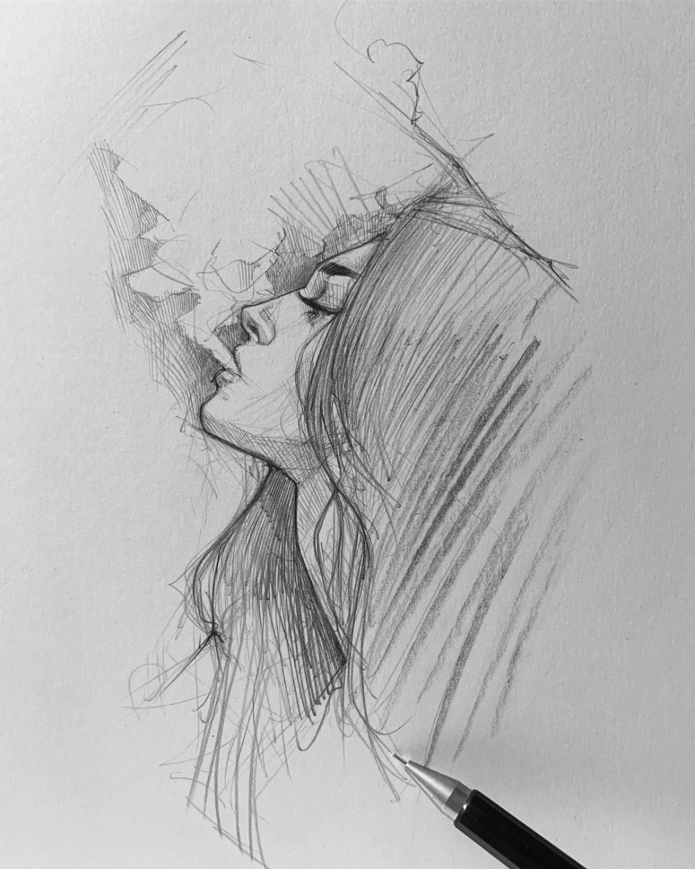 Pencil Sketch artist Efraín Malo. Drawing. ARTWOONZ. Pencil art drawings, Art drawings sketches, Drawings