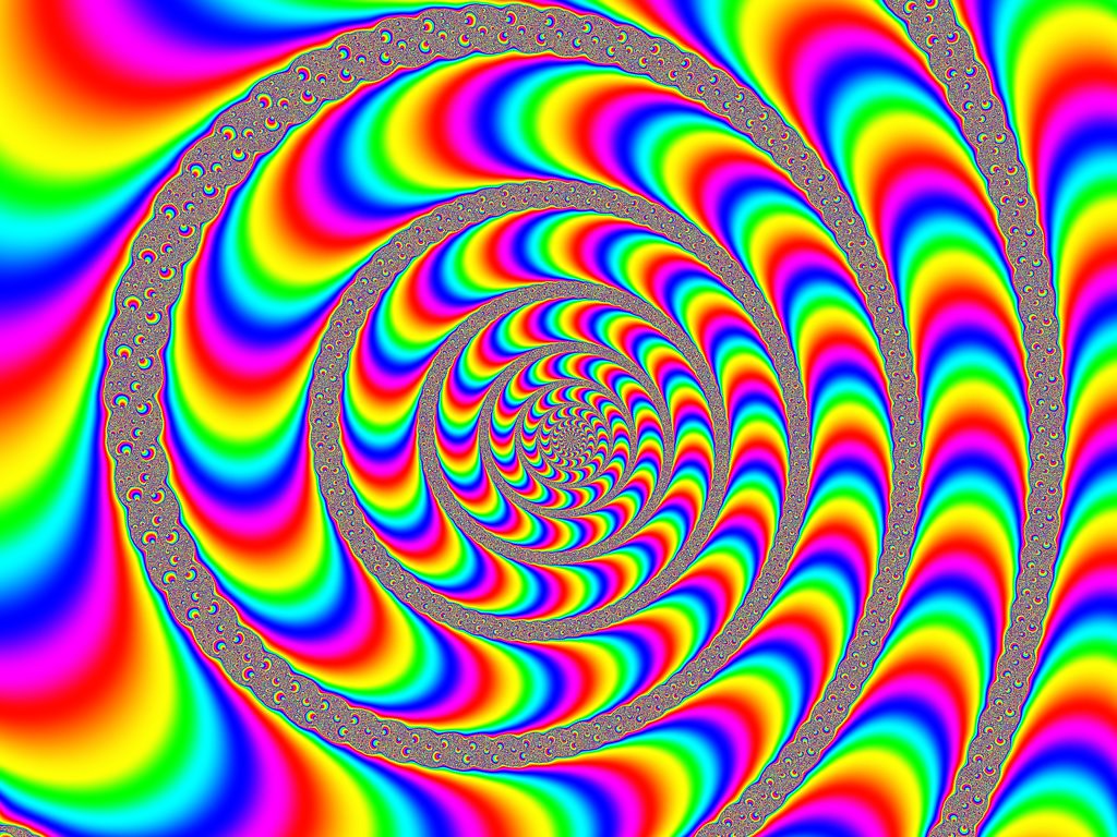 All sizes. Rainbow Spiral Illusion Sharing!