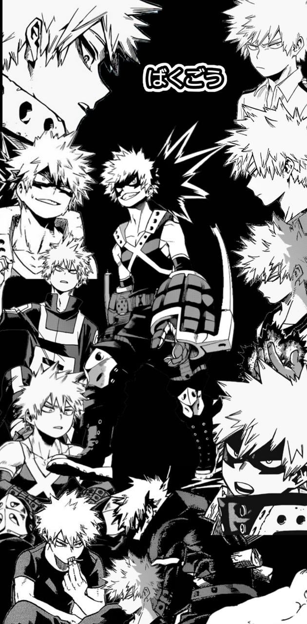 Black And White Bakugo Wallpapers - Wallpaper Cave