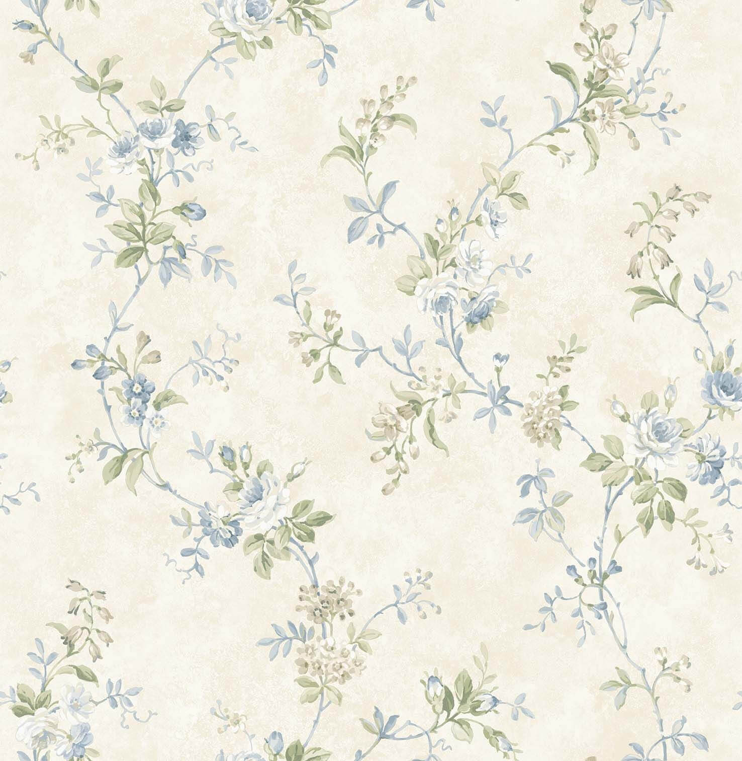 Delicate Flowers Wallpaper. The Victorian Emporium