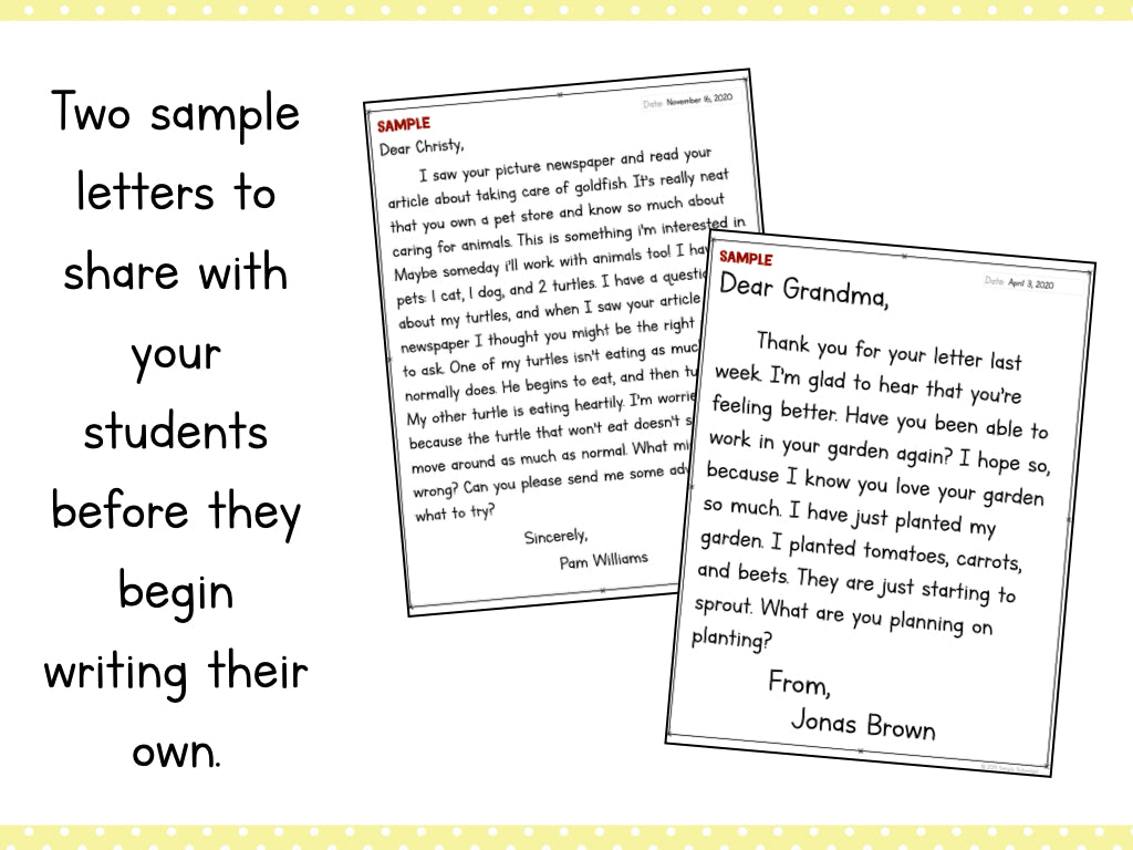 How To Write A Friendly Letter