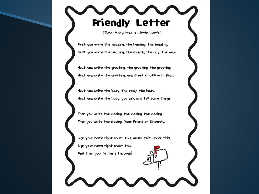 Friendly Letter