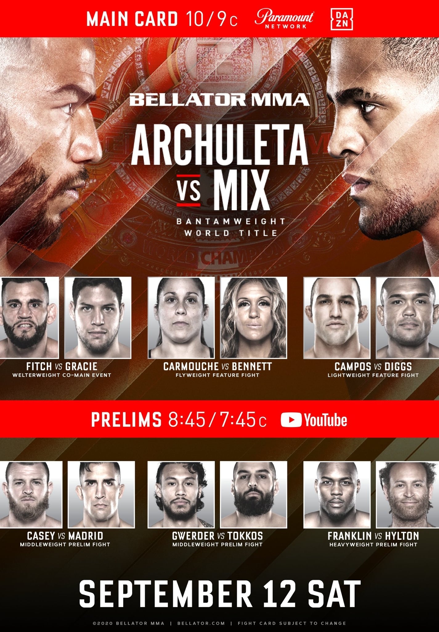 Bellator 246: Archuleta Vs. Mix Movie Wallpaper & Posters (4K HD)