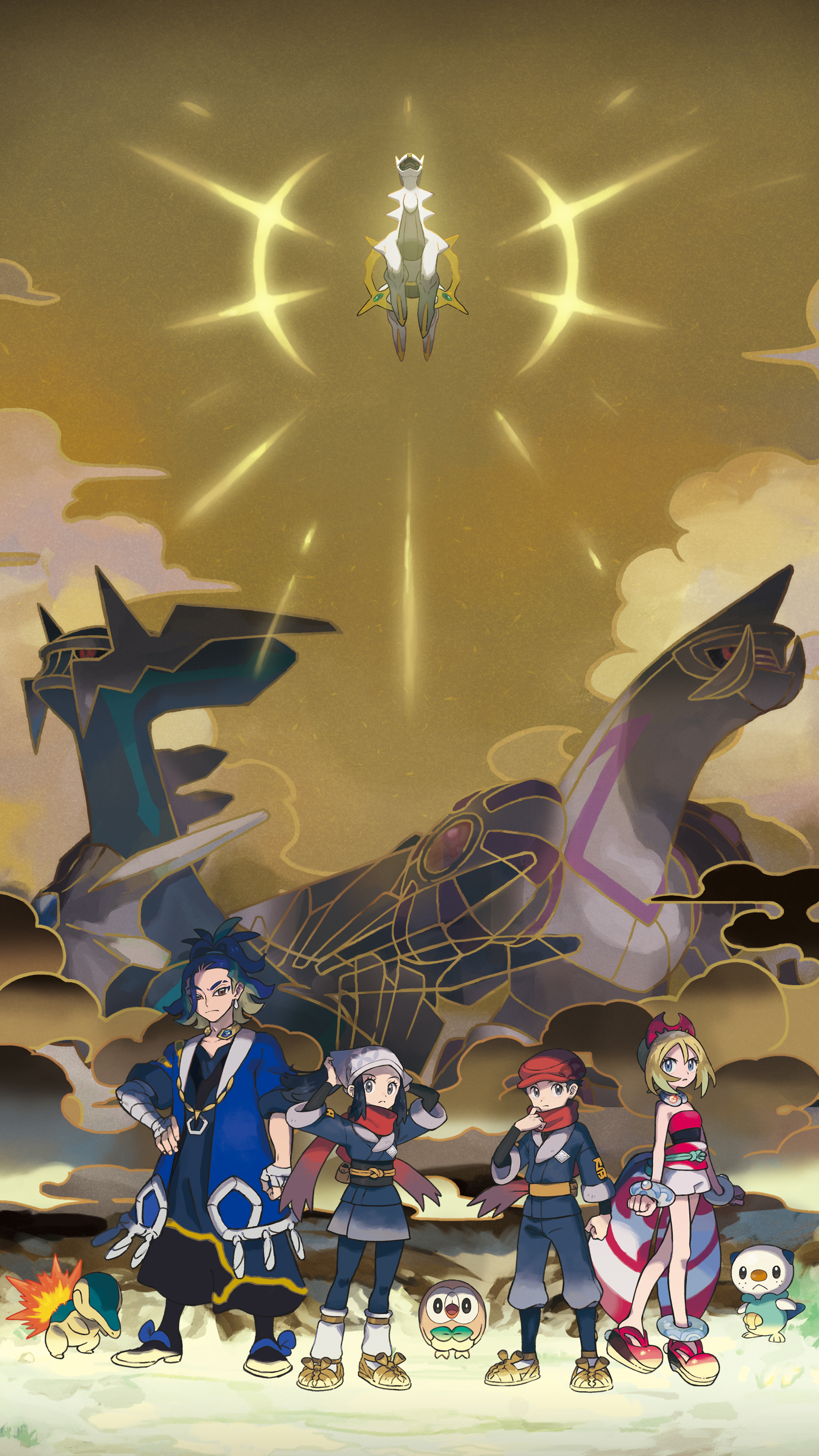 Pokemon Legends Arceus Characters Wallpaper iPhone Phone 4K 1491f