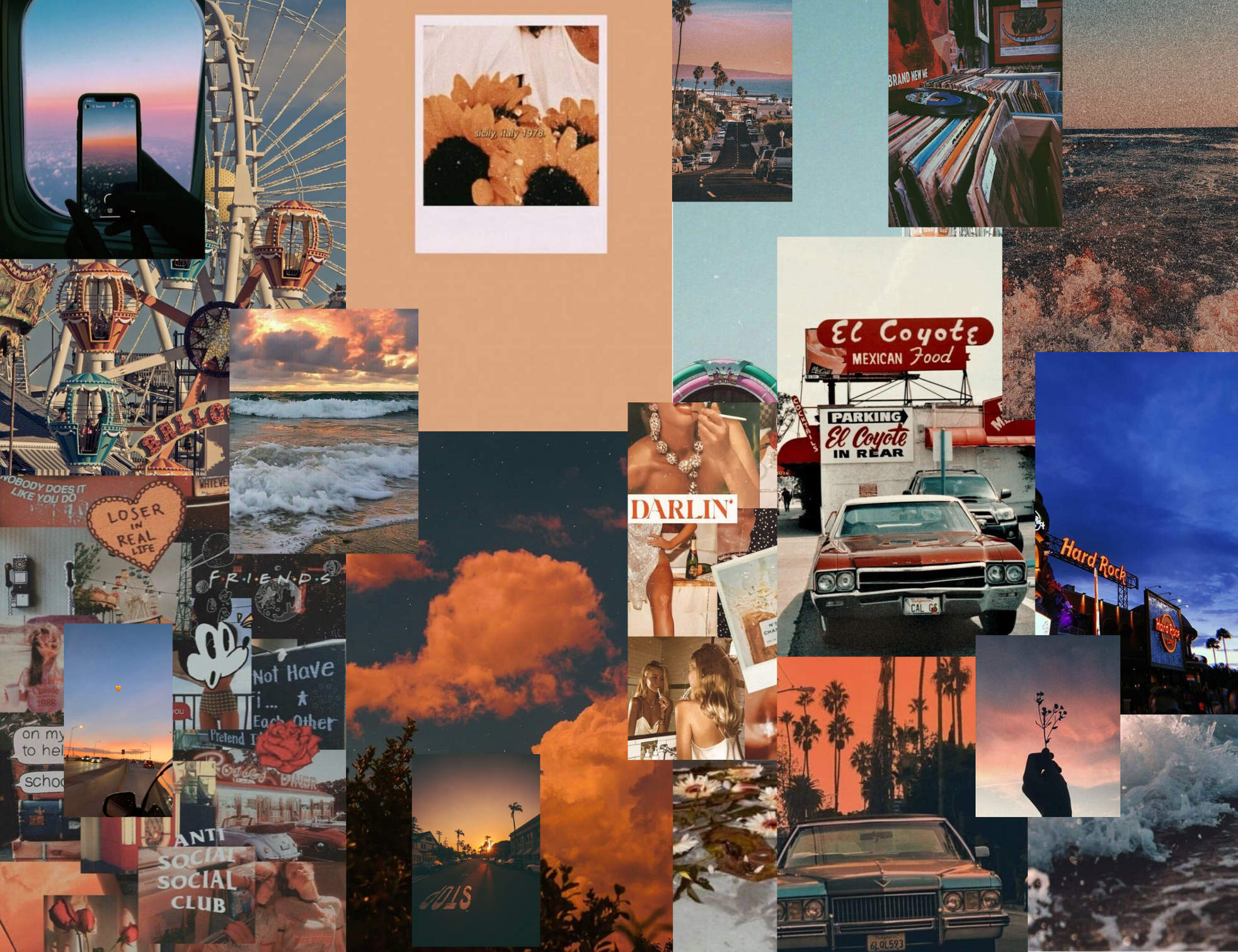 aesthetic. computador, Wallpaper collage, Papel de parede do notebook