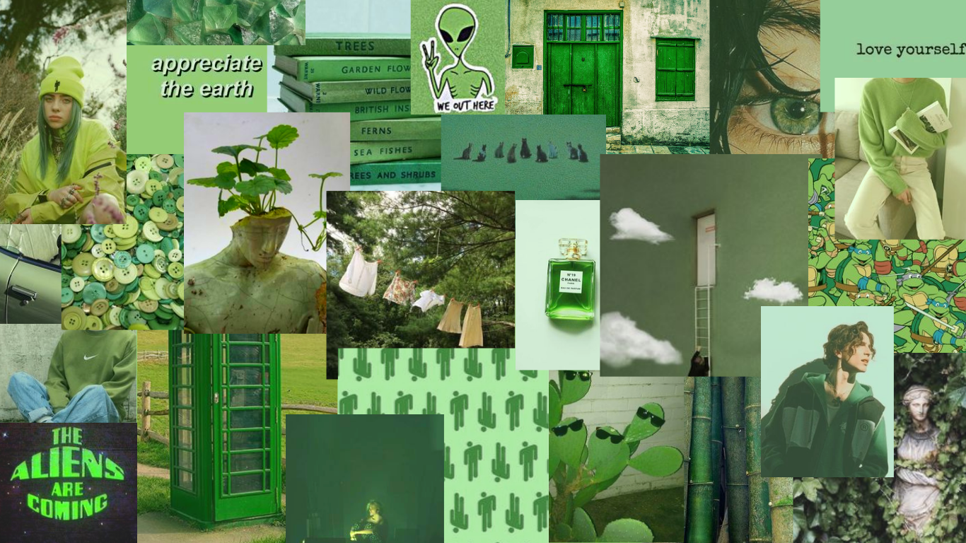 green computer screensaver chromebook. Green aesthetic, Cemetery art, Aesthetic wallpaper