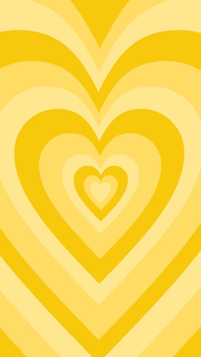 yellow heart. Yellow wallpaper, iPhone wallpaper vintage, Indie art