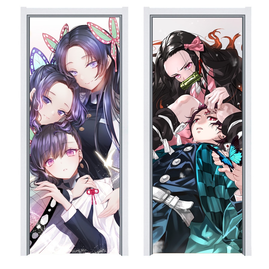 Slayer Door Sticker Self Adhesive Wallpaper Diy Renovation