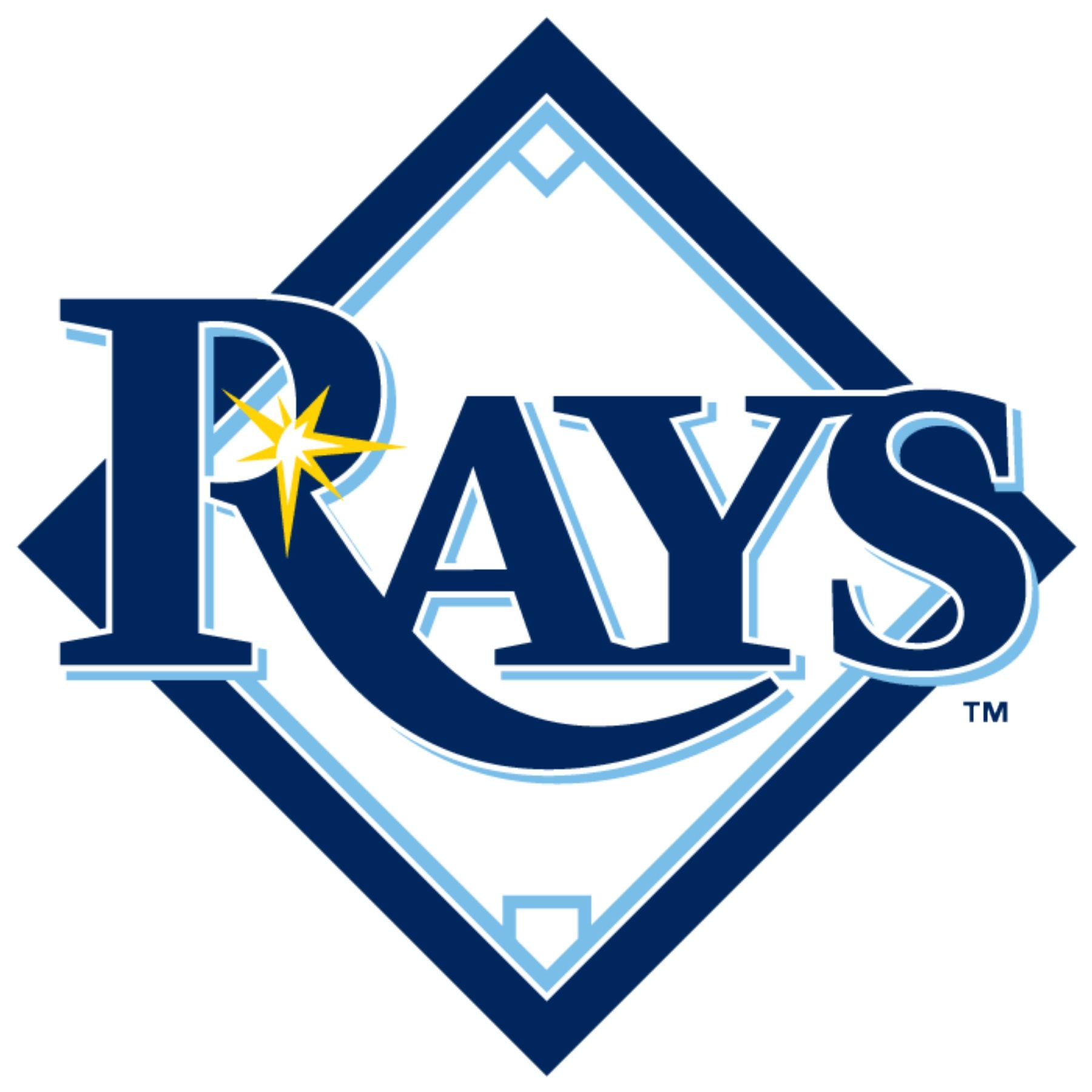 Tampa Bay Rays Logo. Tampa bay rays, Tampa bay rays baseball, Rays baseball