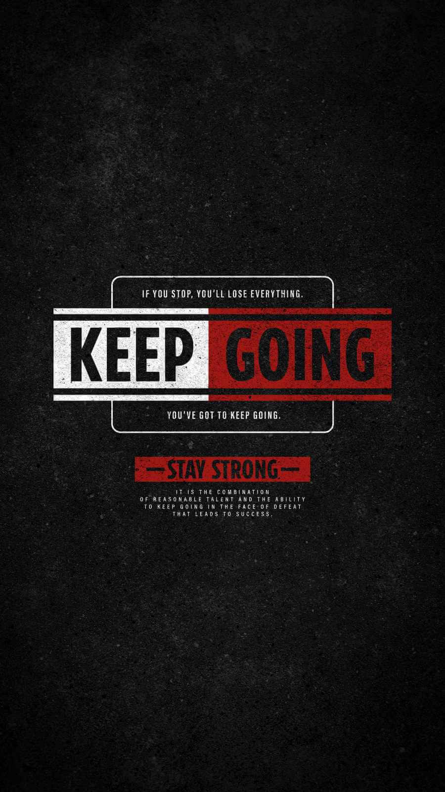 Best HD Quote Keep Going iPhone Wallpaper
