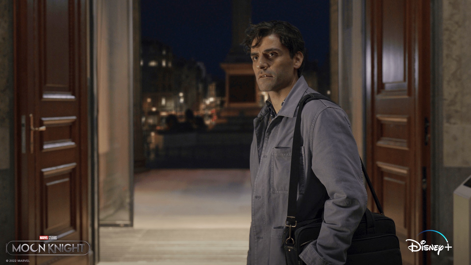 Steven Grant. Moon Knight.01. The Goldfish Problem Knight (Disney+) Photo