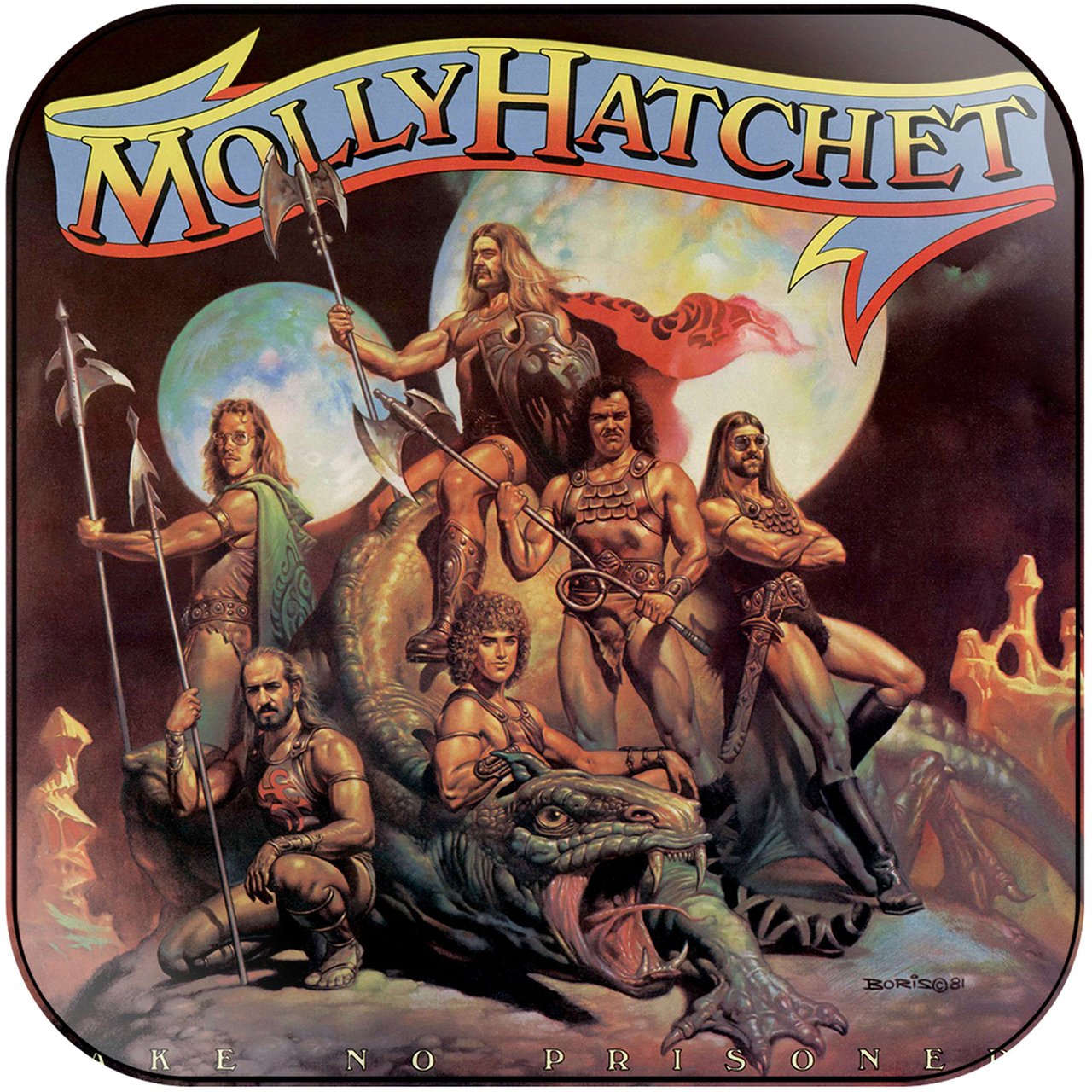 Molly Hatchet Take No Prisoners Album Cover Sticker