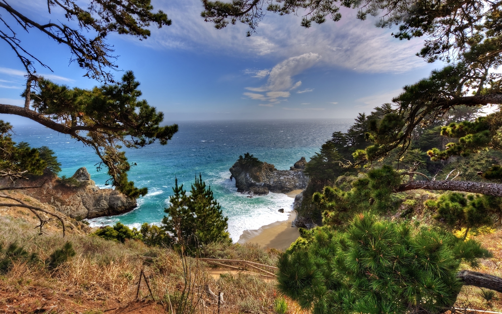 Big Sur California Lookout wallpaper. Big Sur California Lookout