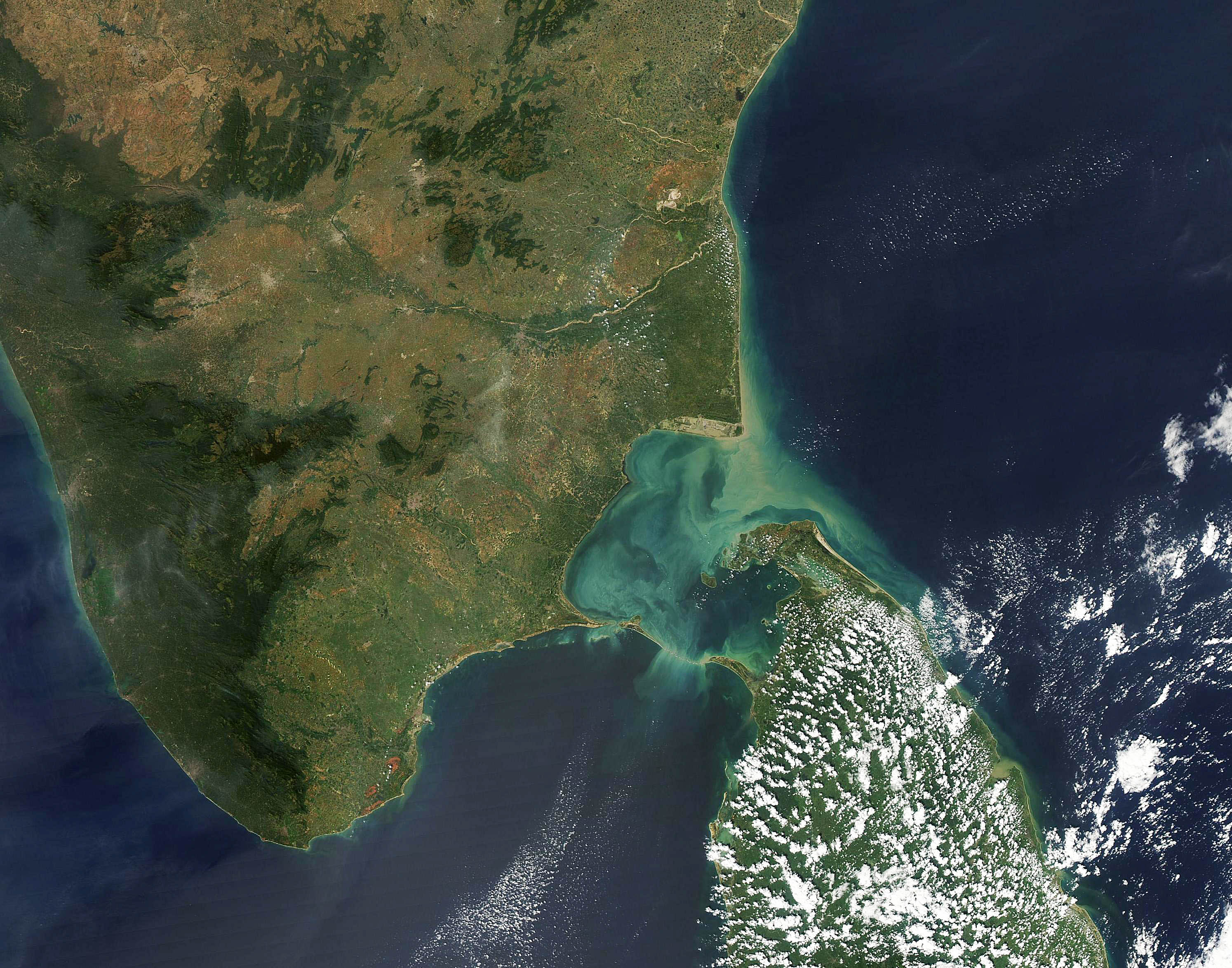 Palk Strait In Southern India • Earth.com Palk Strait In Southern India