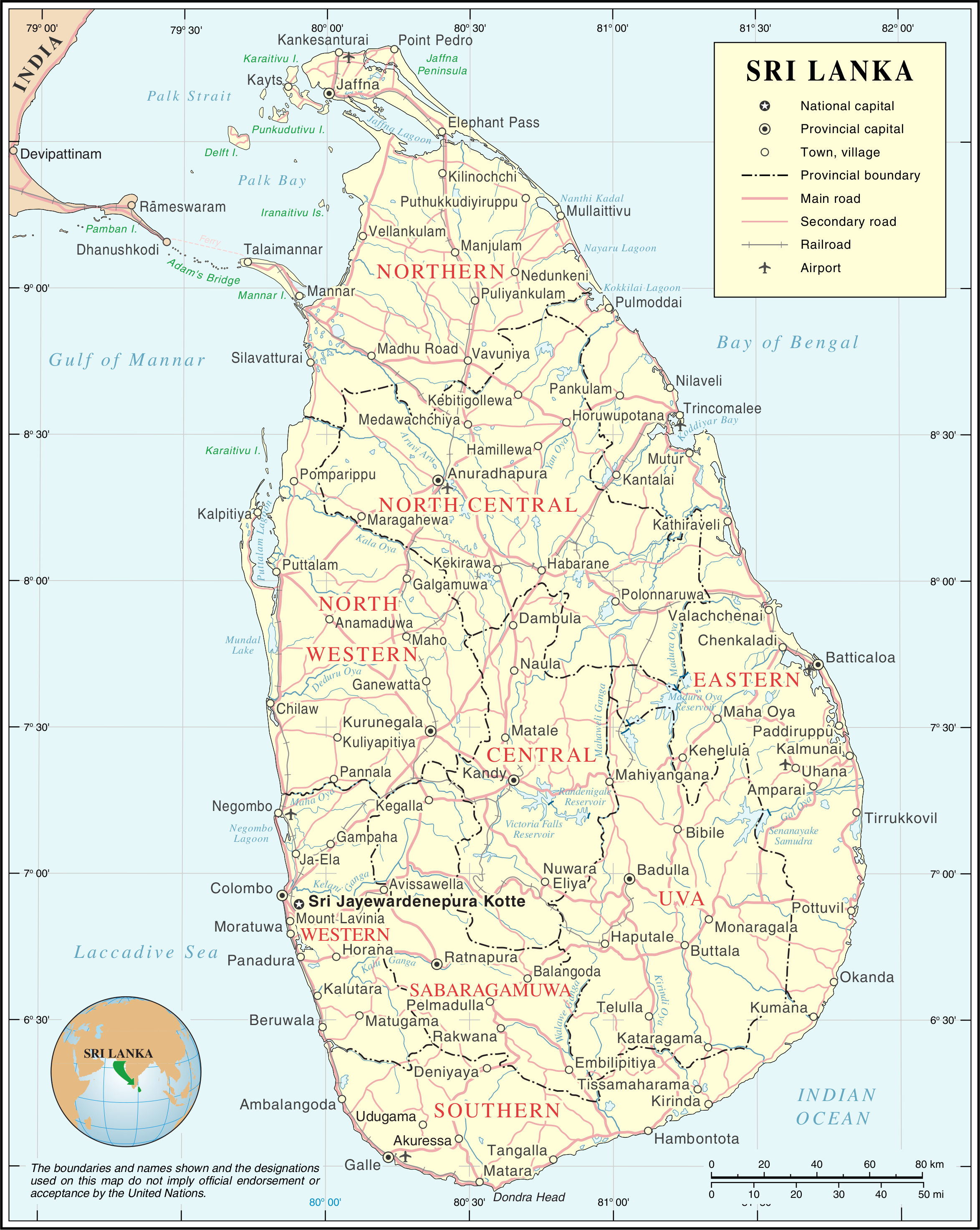 List of airports in Sri Lanka