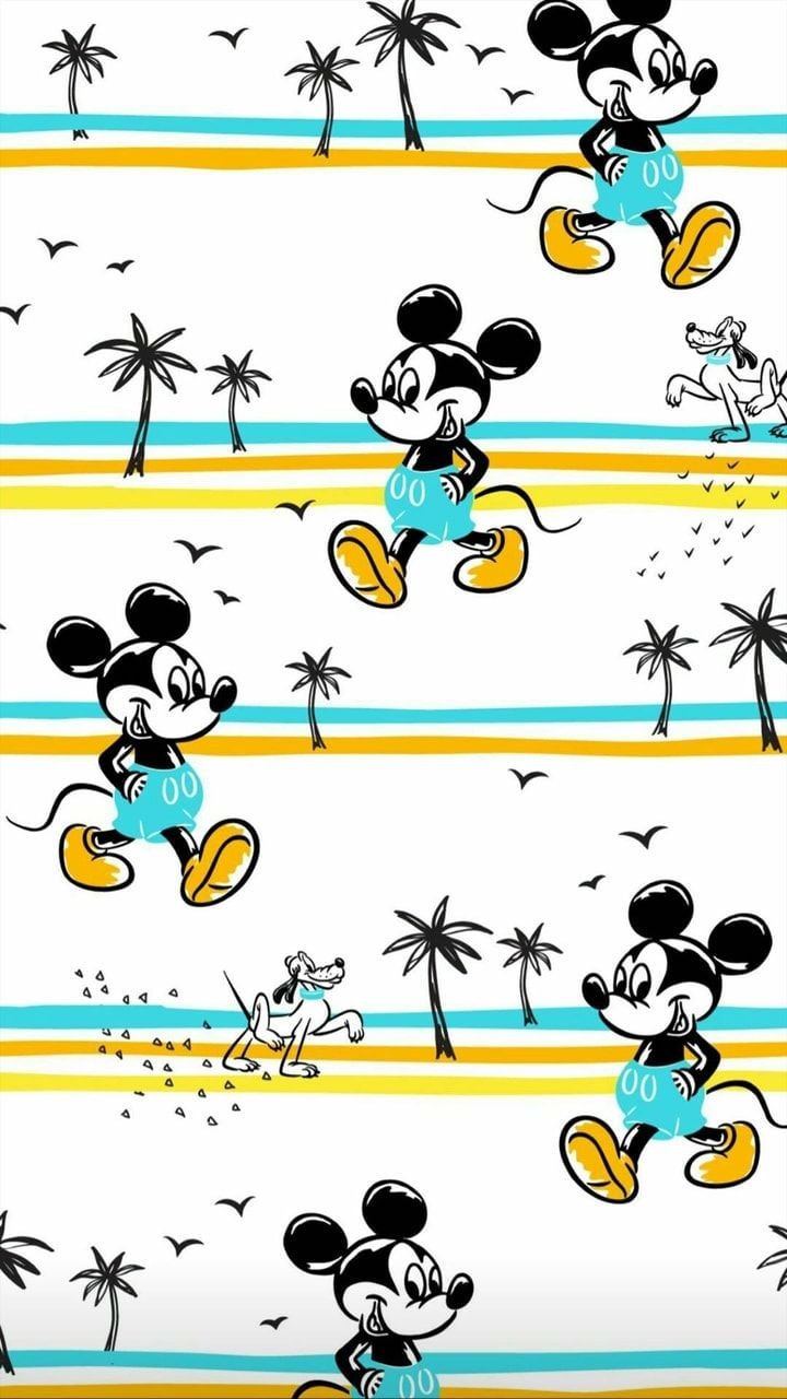 Image shared Find image and videos about summer, beach and wallpape. Mickey mouse wallpaper iphone, Mickey mouse art, Mickey mouse wallpaper