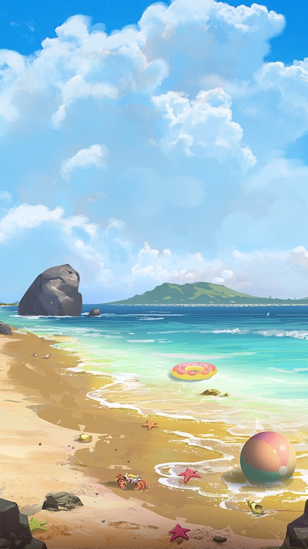 Share More Than Anime Beach Wallpaper In Cdgdbentre