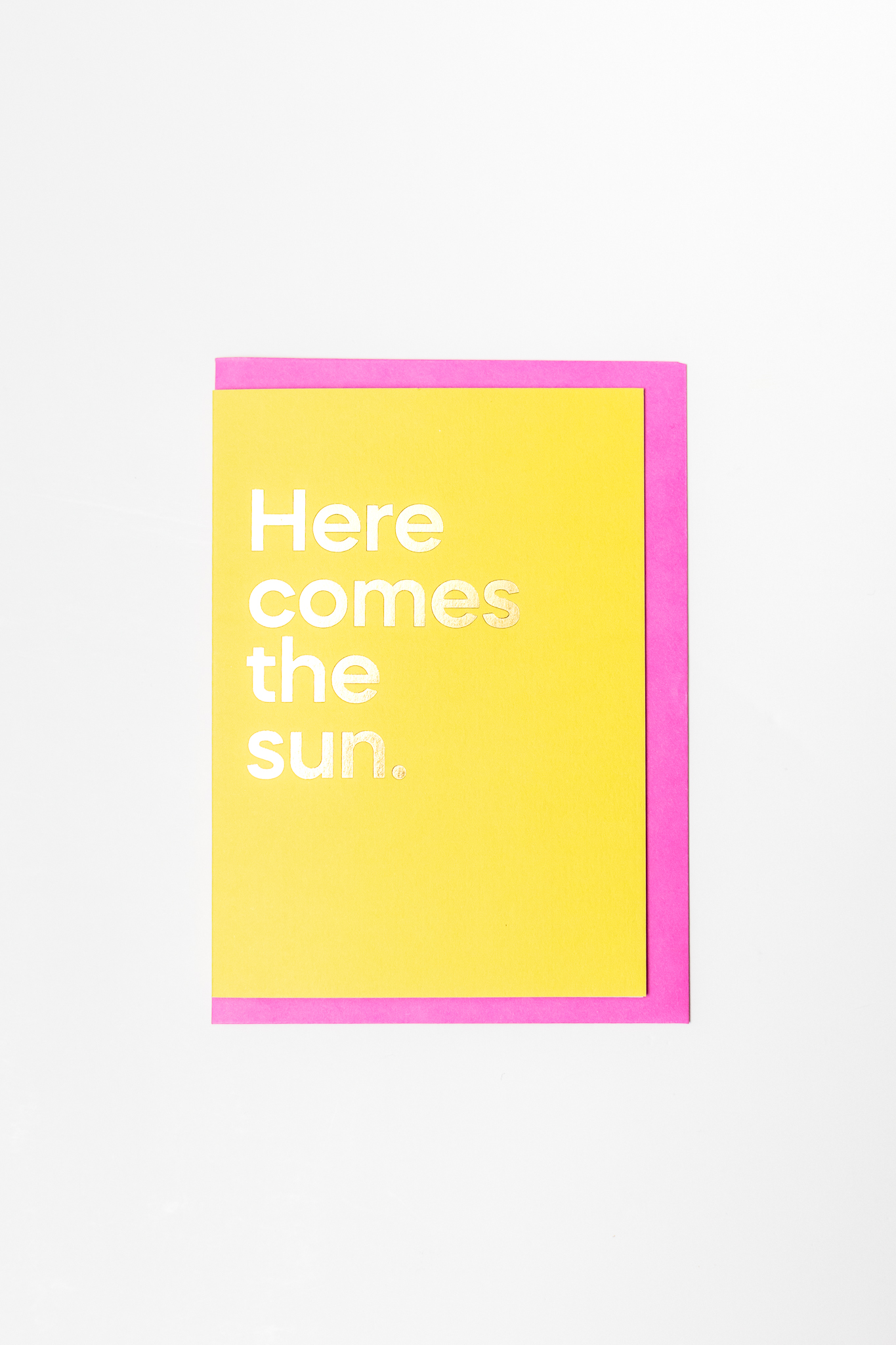 Here Comes The Sun. Say it with Songs