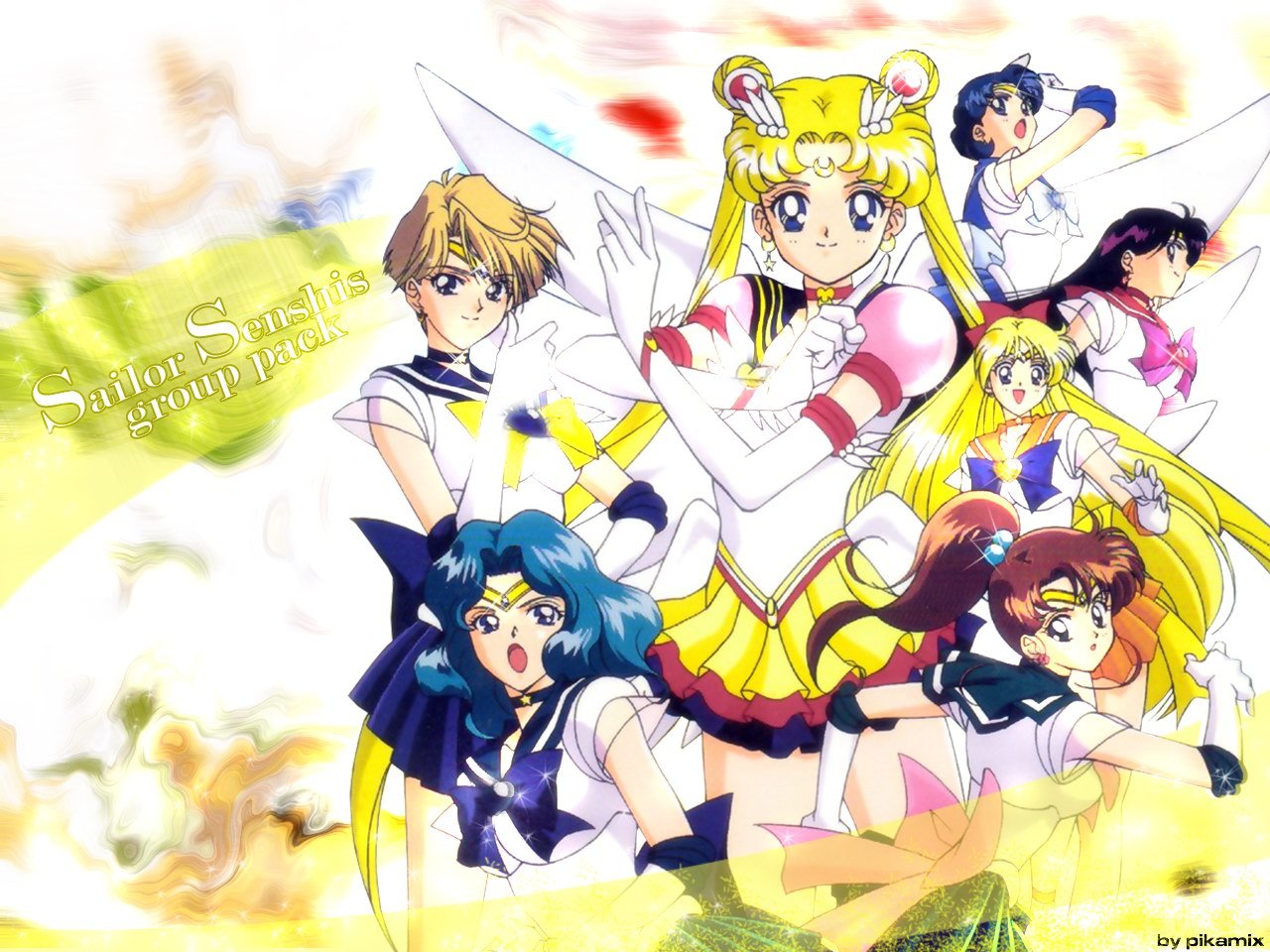 Bishoujo Senshi Sailor Moon Wallpaper: Sailors lol