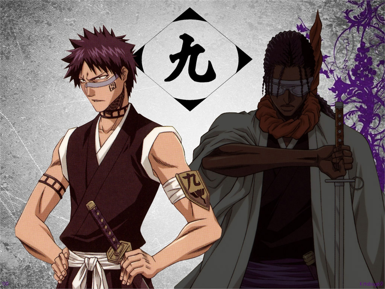 Hisagi Sh Hei Kaname Tosen Wallpaper:1281x961