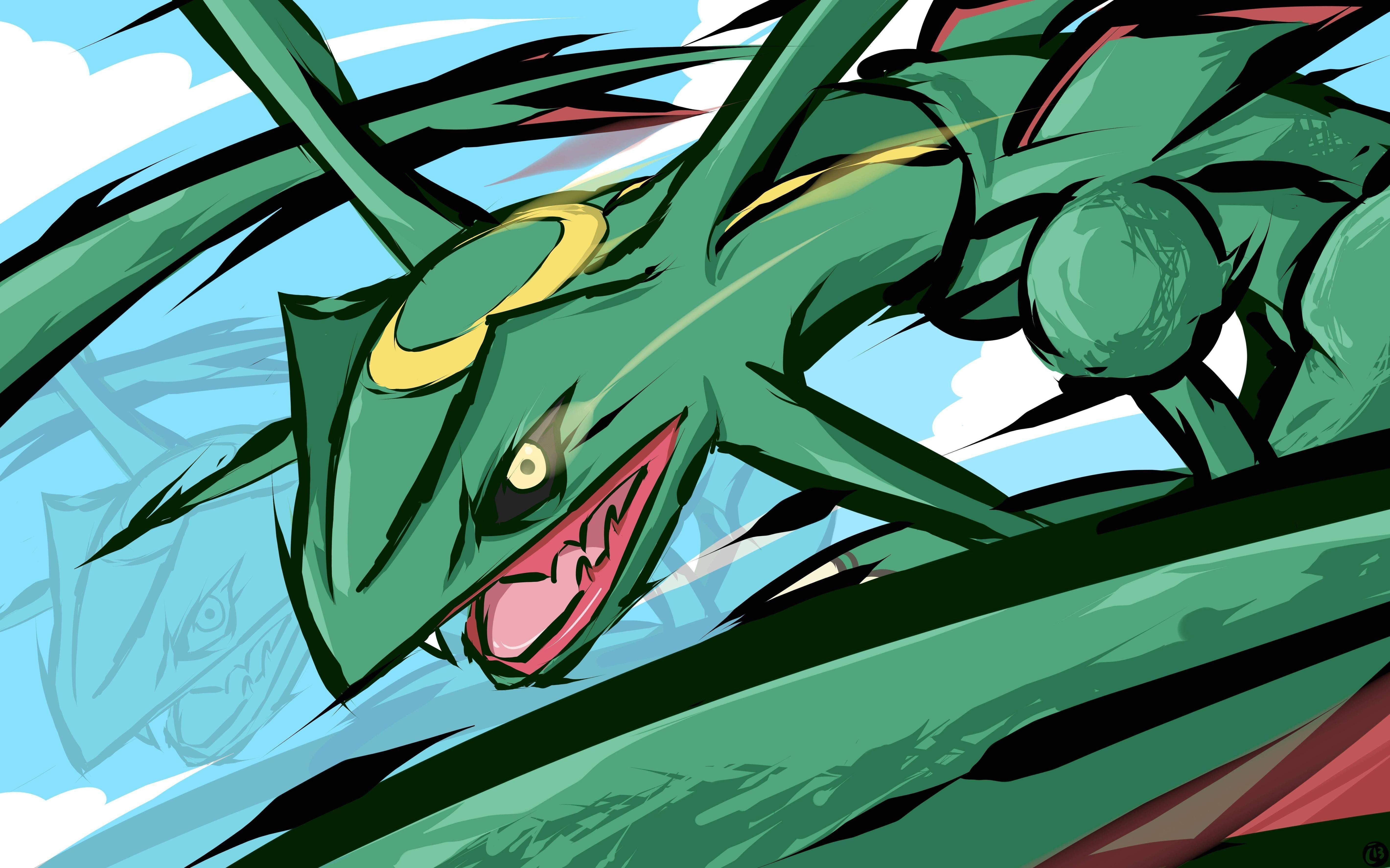 Rayquaza, Pokémon HD Wallpaper / Desktop and Mobile Image & Photo