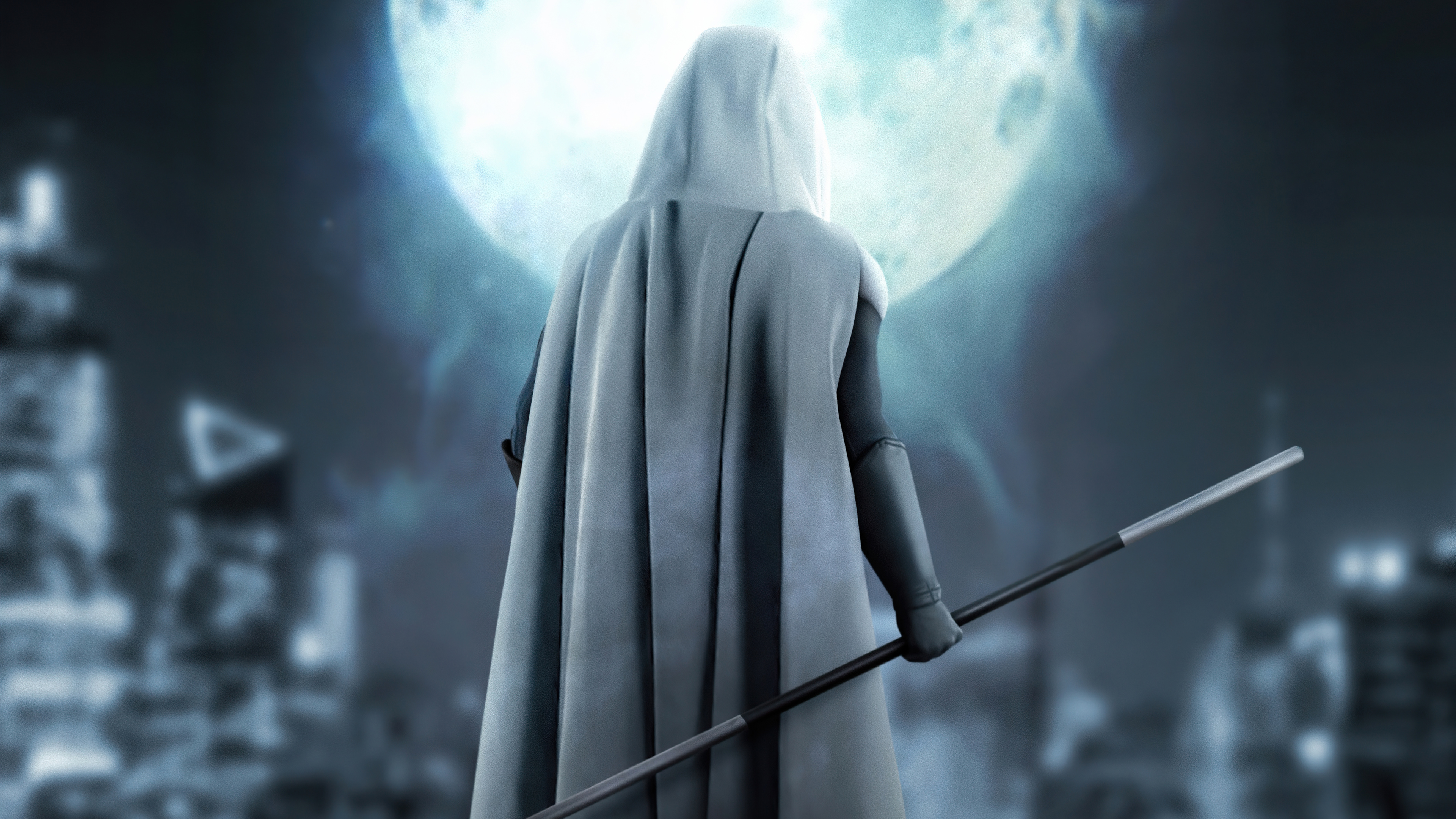 Give Your Desktop a New Look Today with Moon Knight Wallpaper 