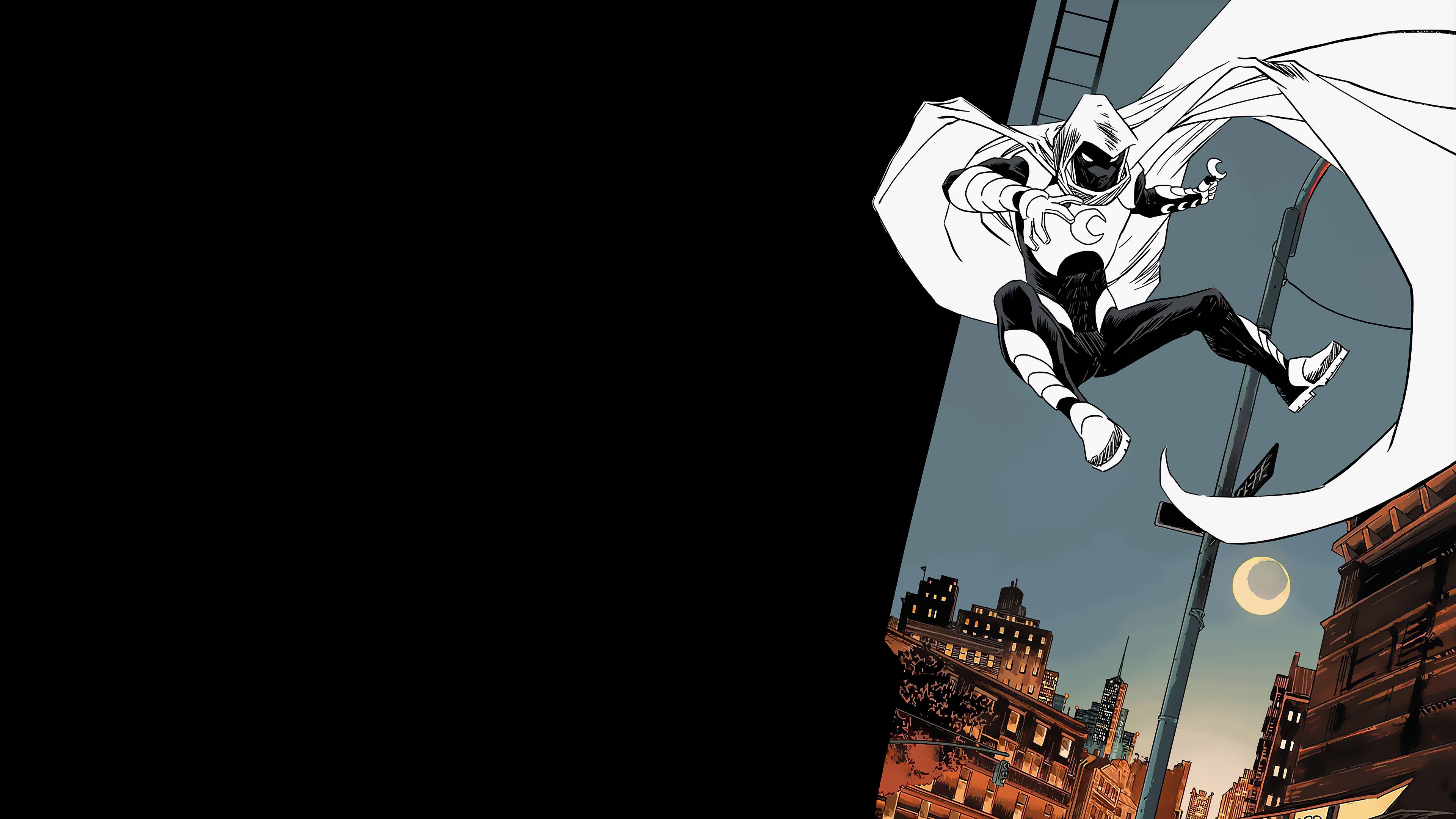 Give Your Desktop a New Look Today with Moon Knight Wallpaper 