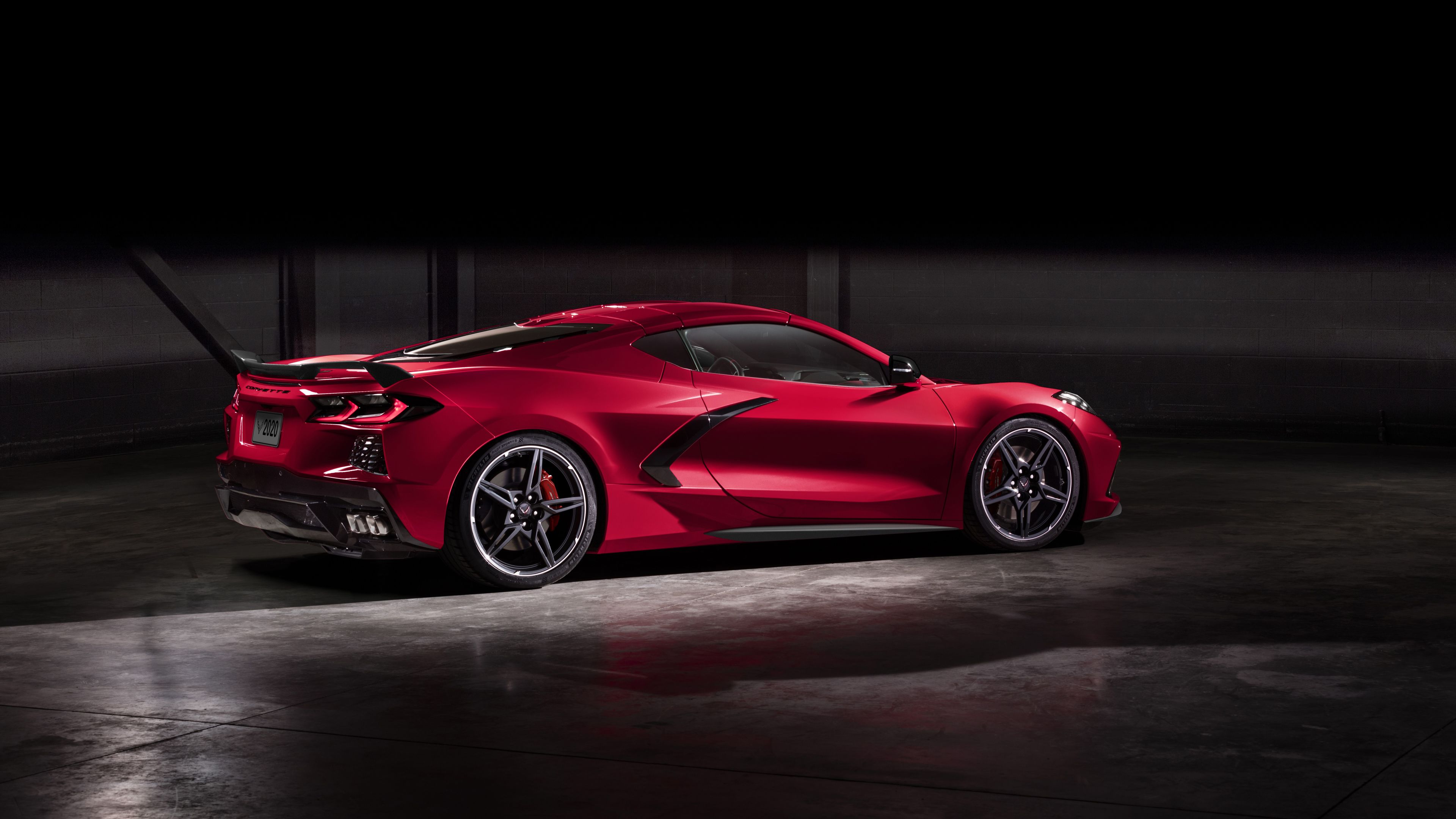 Wallpaper 4k 2020 Chevrolet Corvette Stingray C8 Rear New Wallpaper