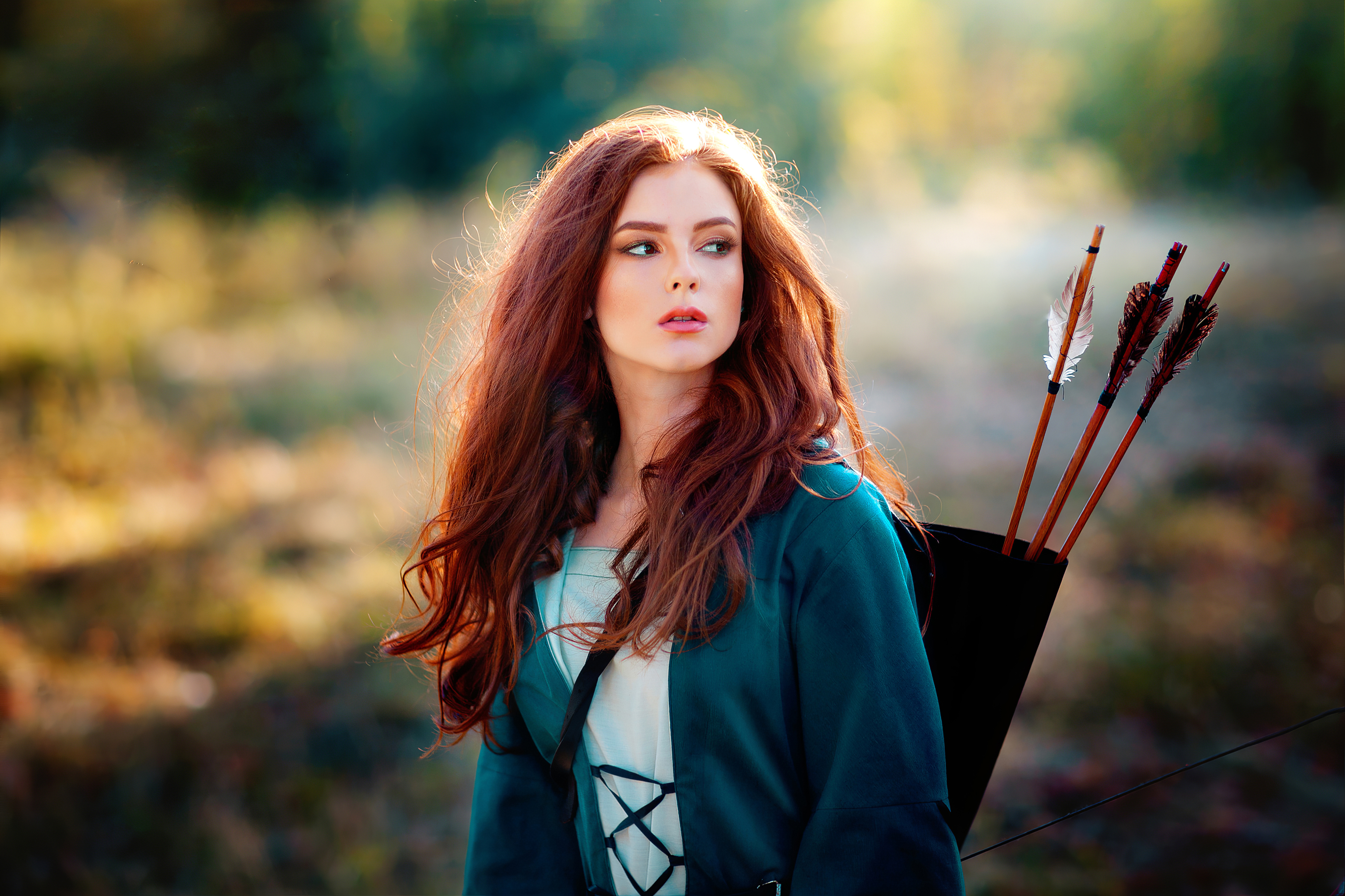 Archer Girl With Arrows In Back 4k, HD Girls, 4k Wallpaper, Image, Background, Photo and Picture