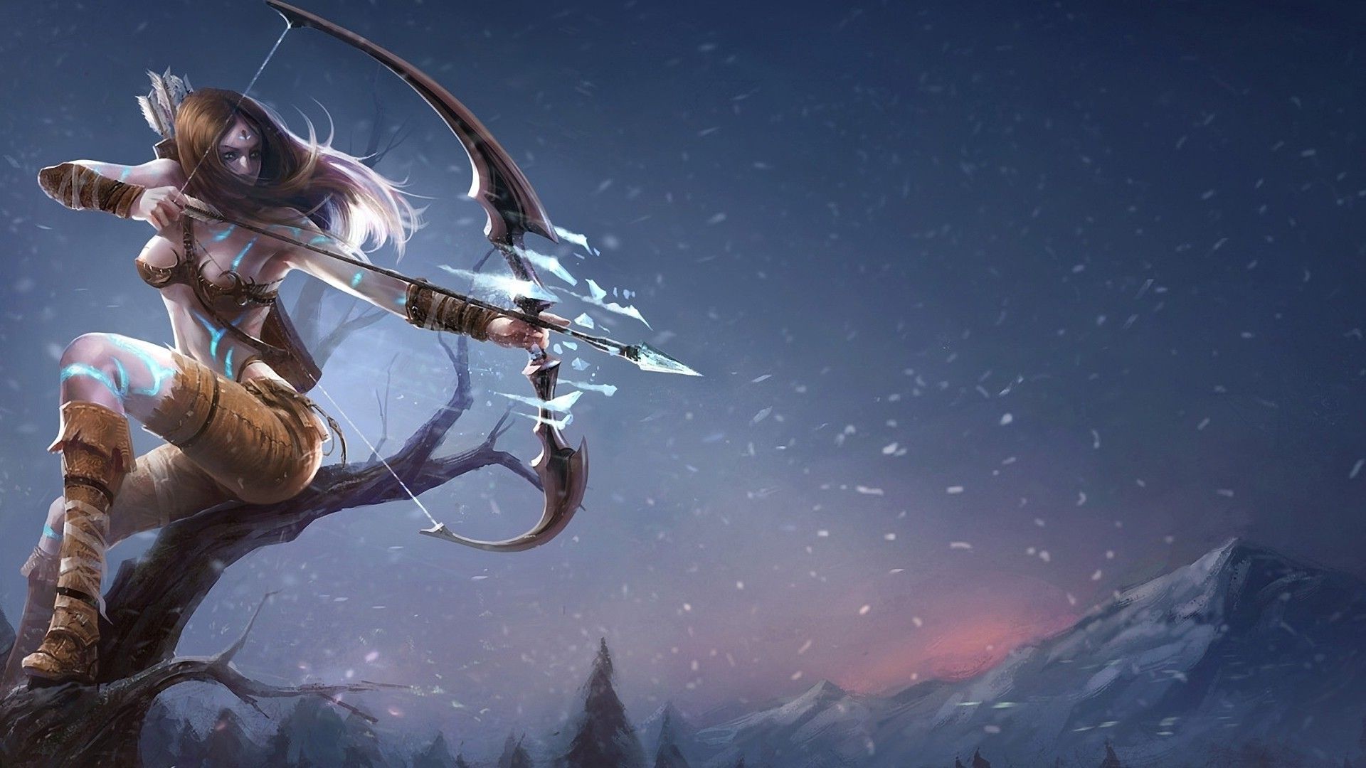 League Of Legends, Ashe, Archers, Artwork, Fantasy Art Wallpaper. League of legends, Fantasy art, Art