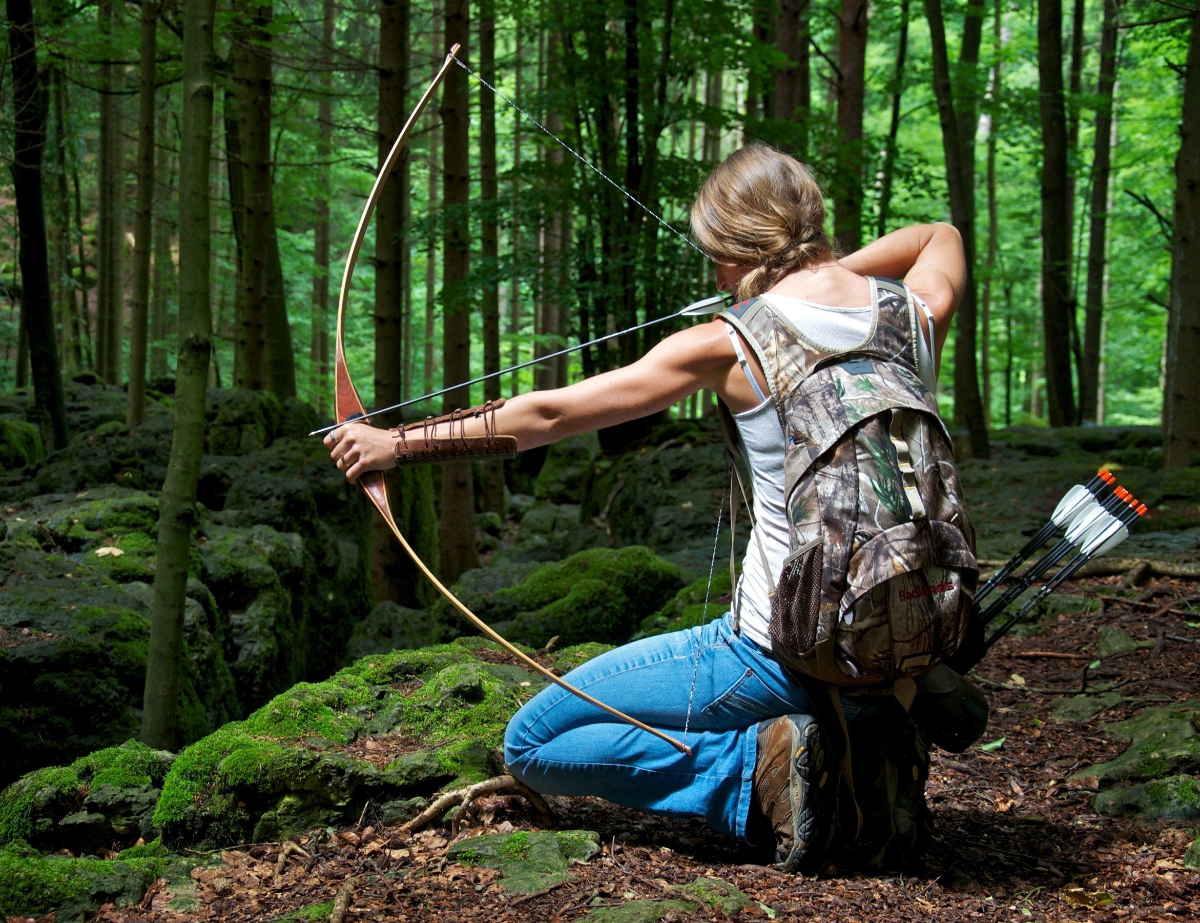 bows, Women, Hunting HD Wallpaper / Desktop and Mobile Image & Photo