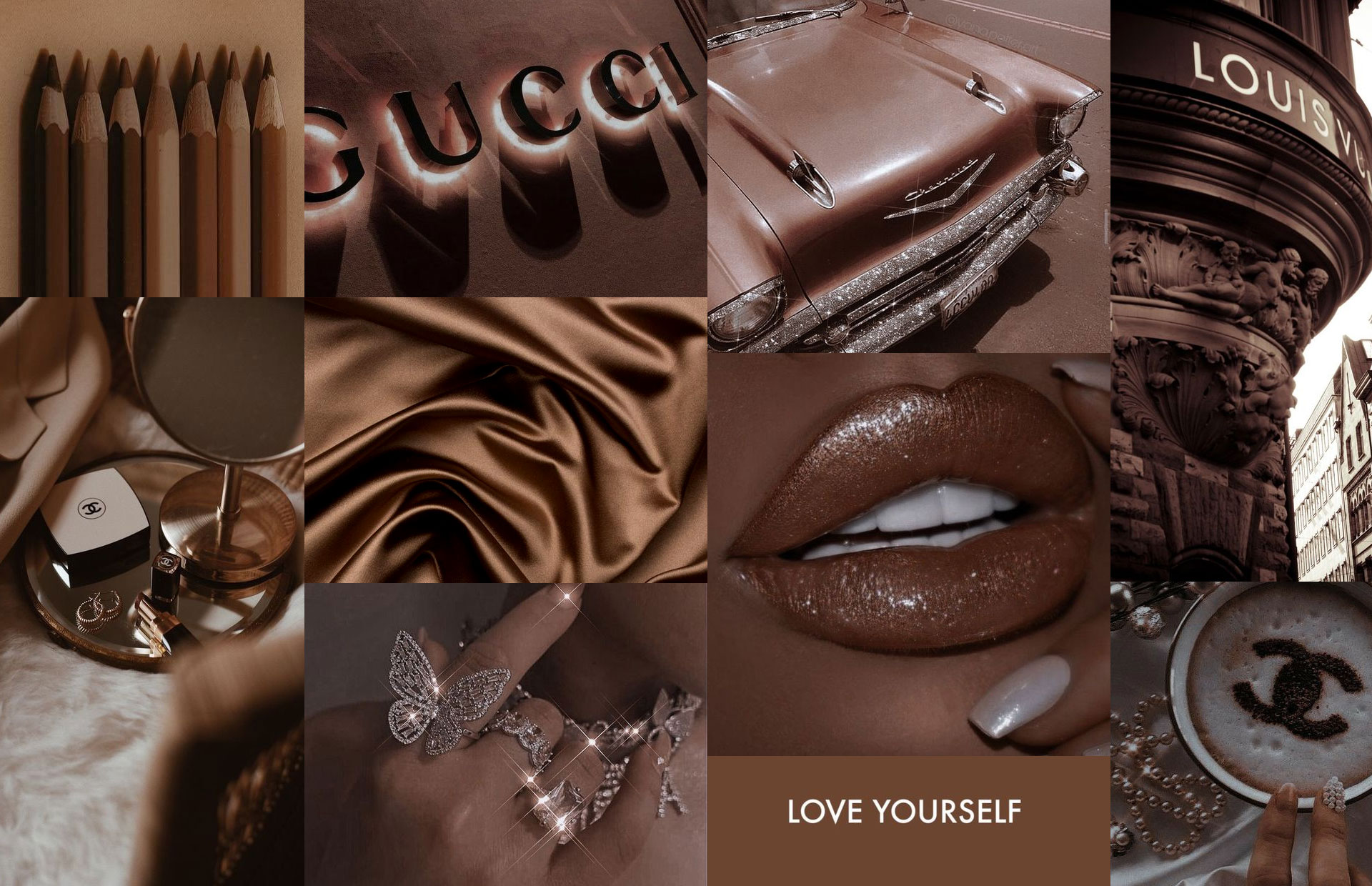 Aesthetic Brown Laptop Wallpapers Wallpaper Cave