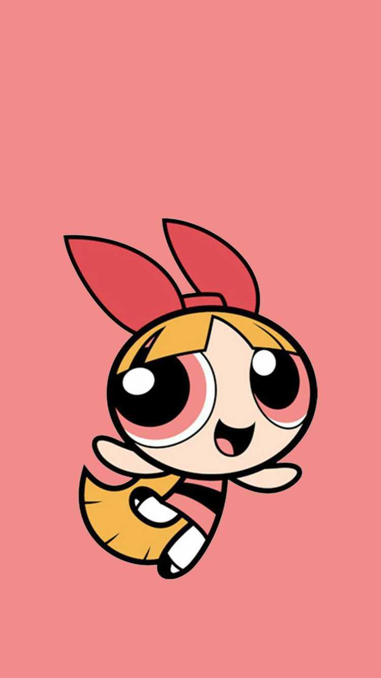 The Powerpuff Girls Blossom In Dark Pink Background HD Anime Wallpapers   HD Wallpapers  ID 38308