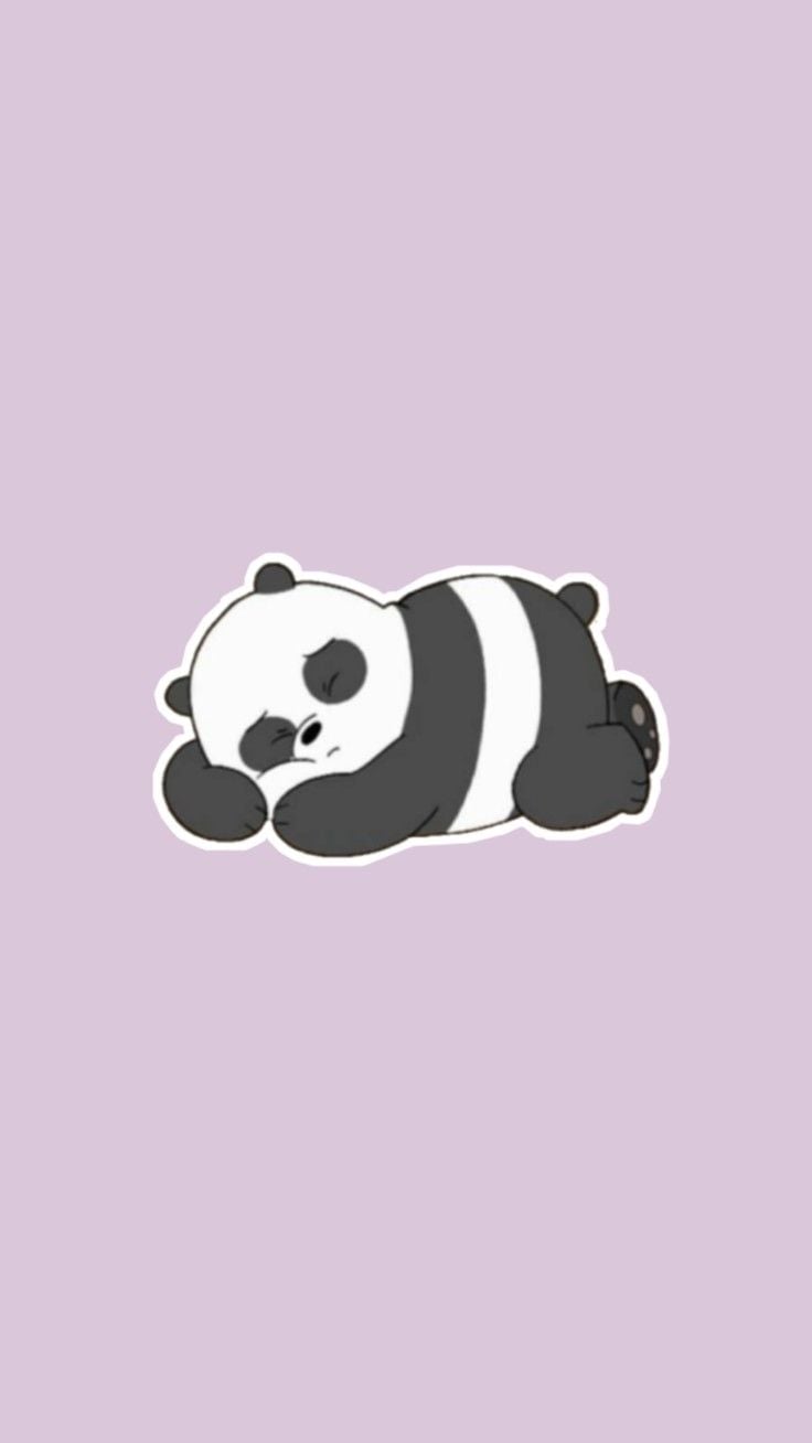 Cute Purple Panda Wallpaper Free Cute Purple Panda Background