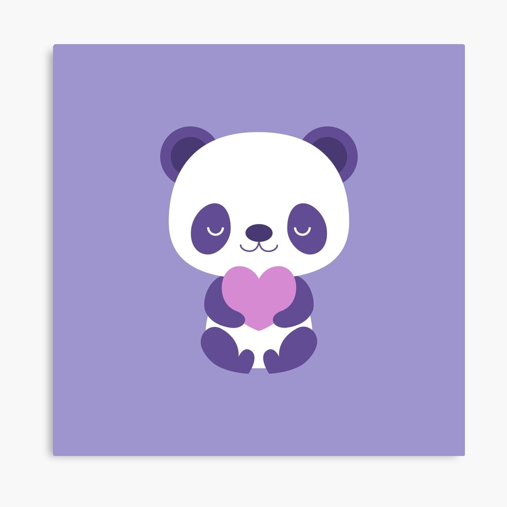 Keep Calm And Love Purple Pandas