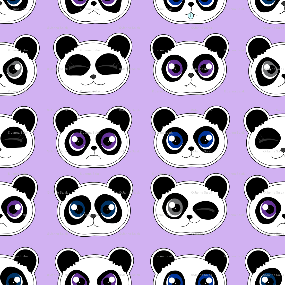 Panda Purple Wallpaper Free Panda Purple Background