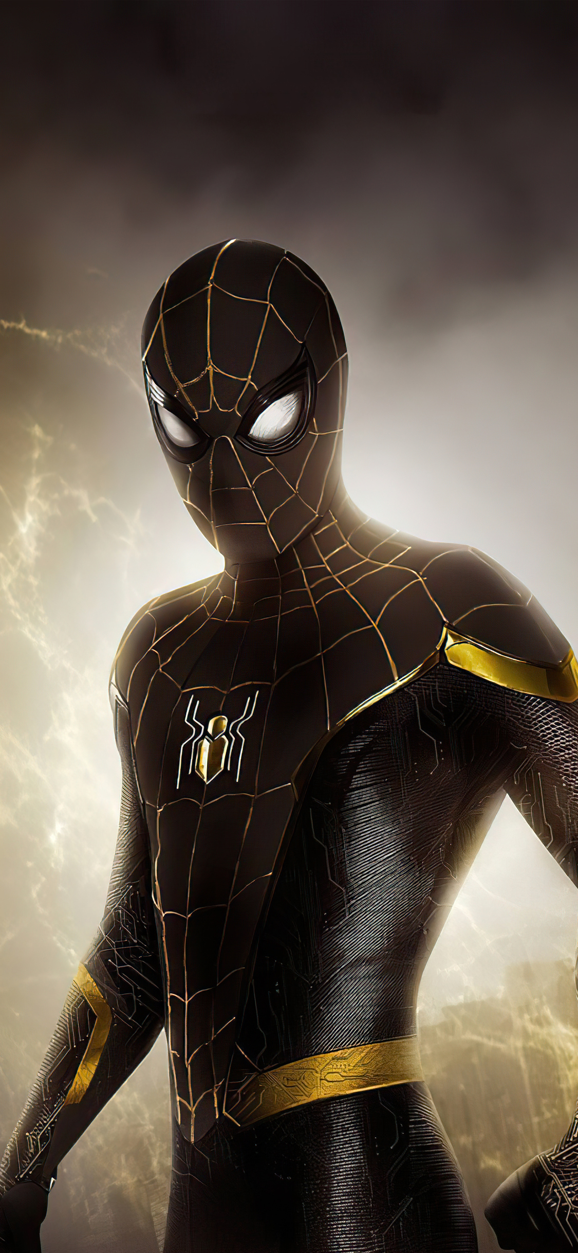 Spider New Suit Gold iPhone XS, iPhone iPhone X HD 4k Wallpaper, Image, Background, Photo and Picture