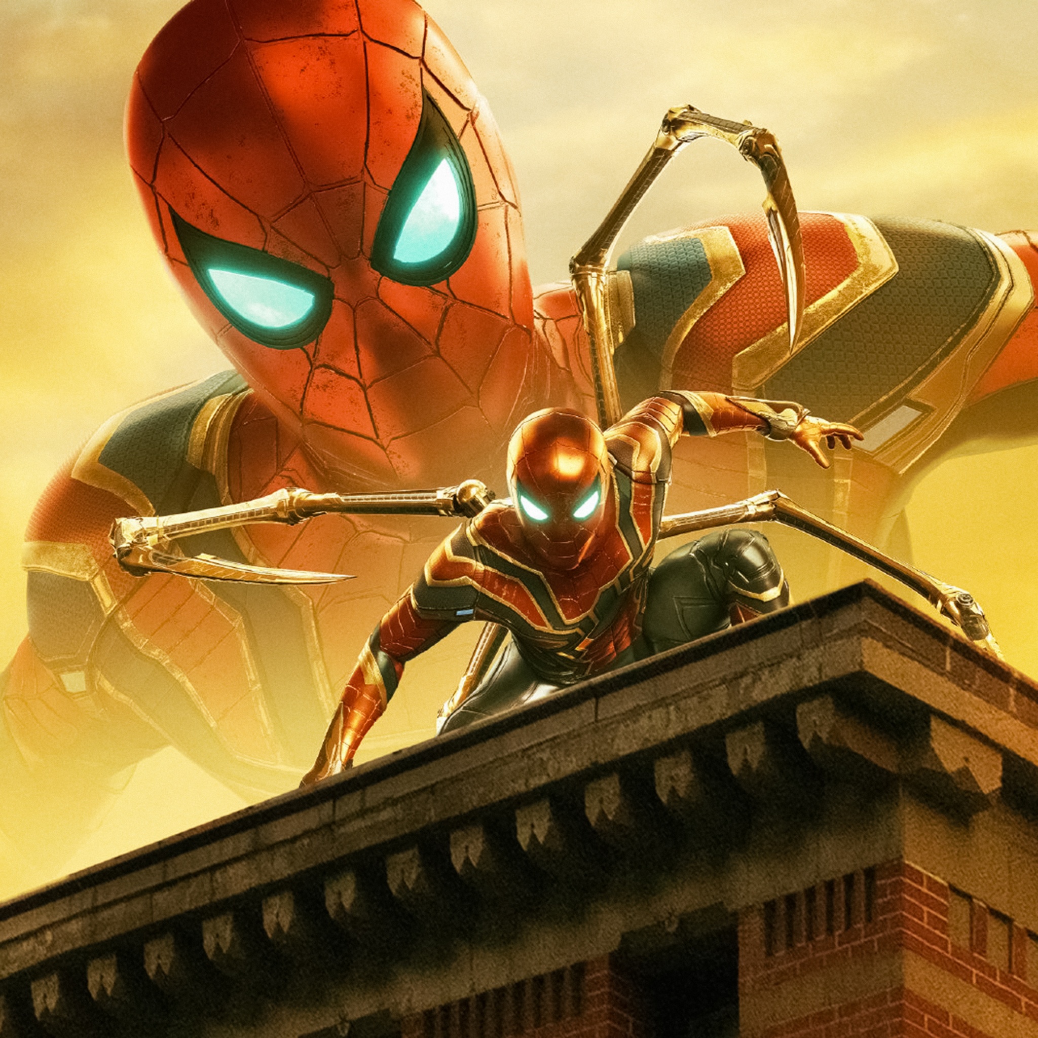 Spider Man: Far From Home Wallpaper 4K, Iron Spider, Movies
