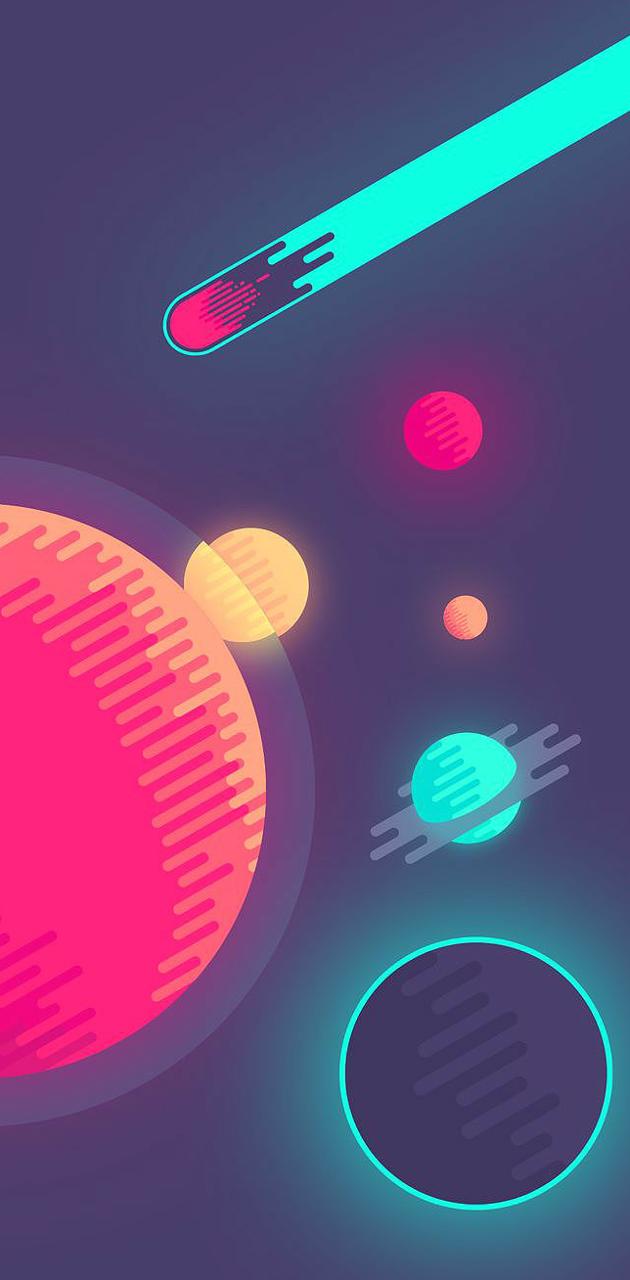 Cartoon Space wallpaper